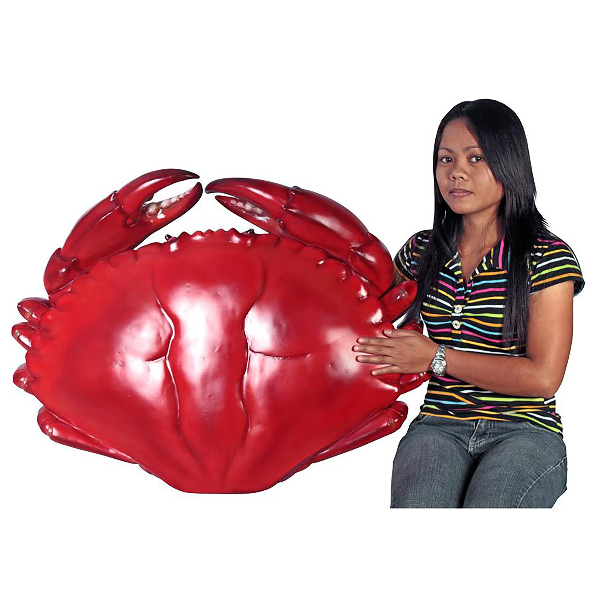 Design Toscano 34" Wide Colossal Crustacean Grand-Scale King Crab Statue