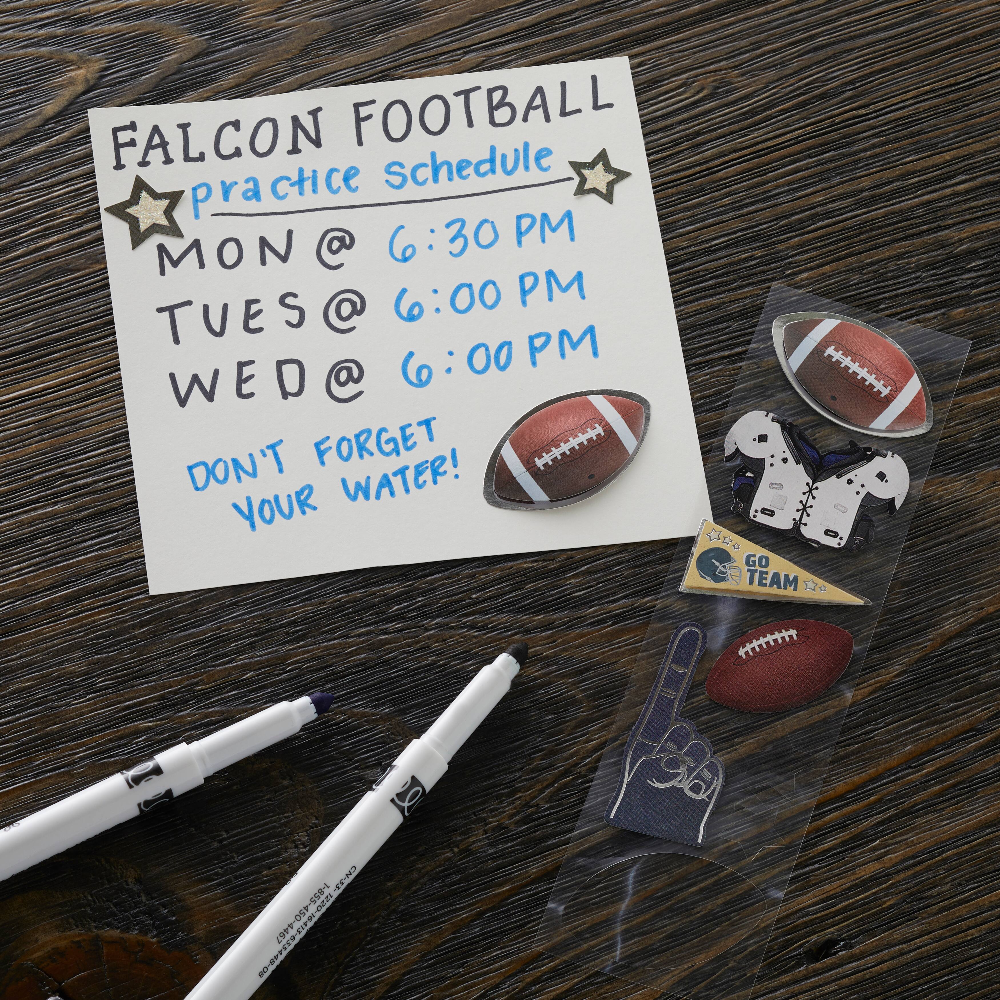 12 Pack: Football Stickers by Recollections&#x2122;