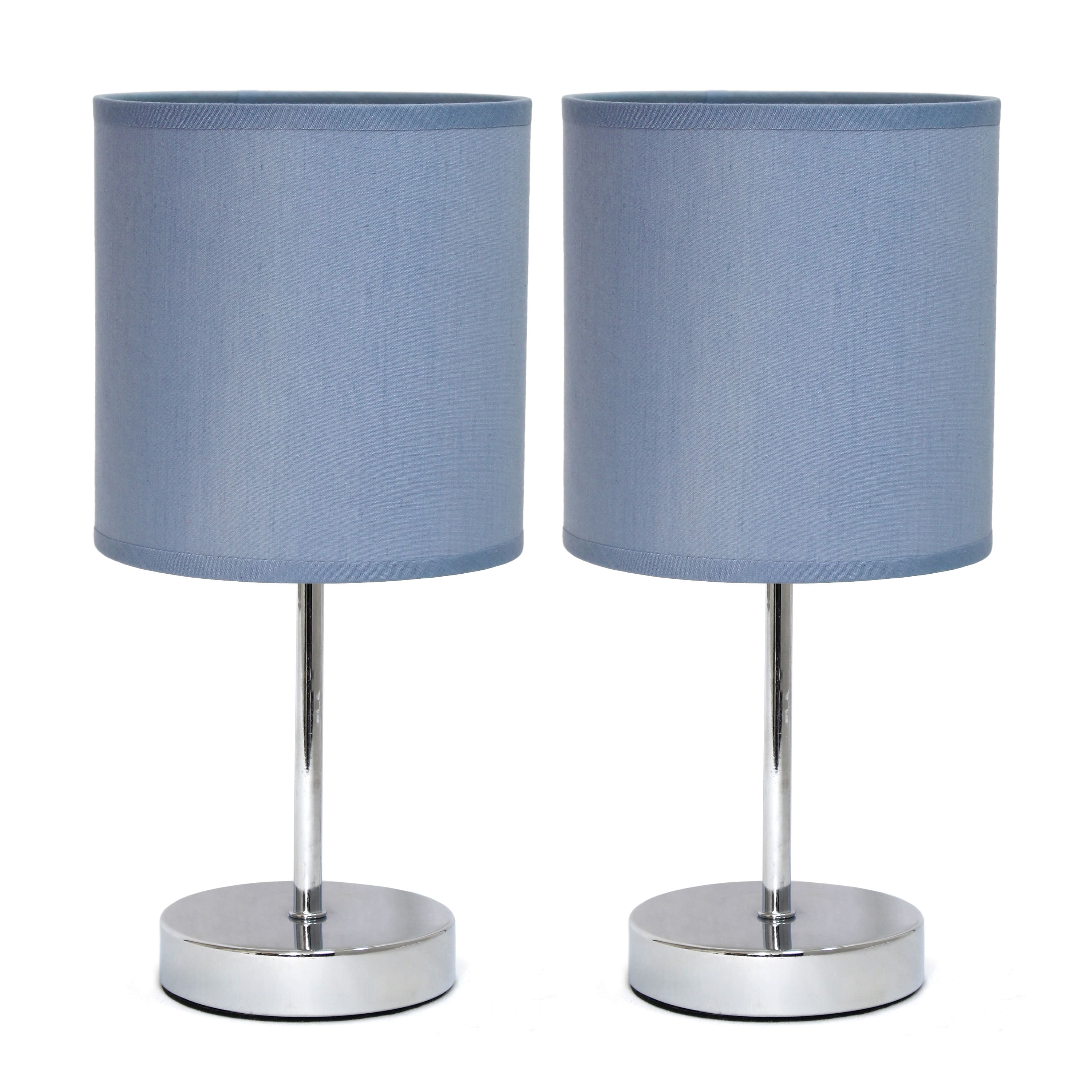 Simple Designs Chrome Mini Table Lamp