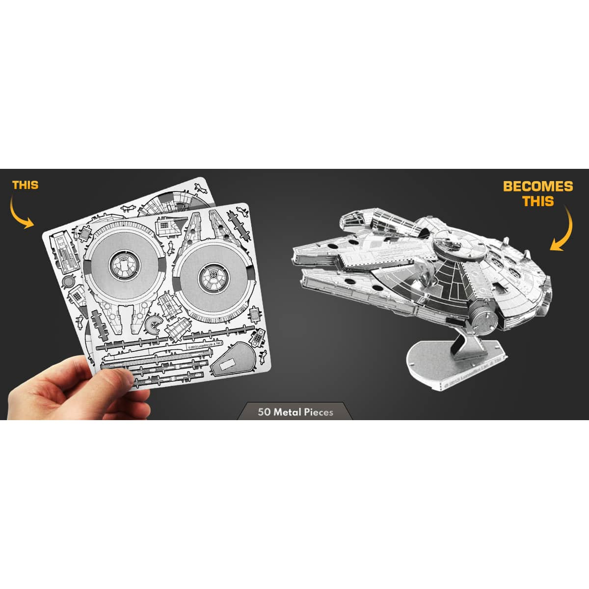 Metal Earth&#xAE; Star Wars&#x2122; Millennium Falcon&#x2122; Steel Model Kit