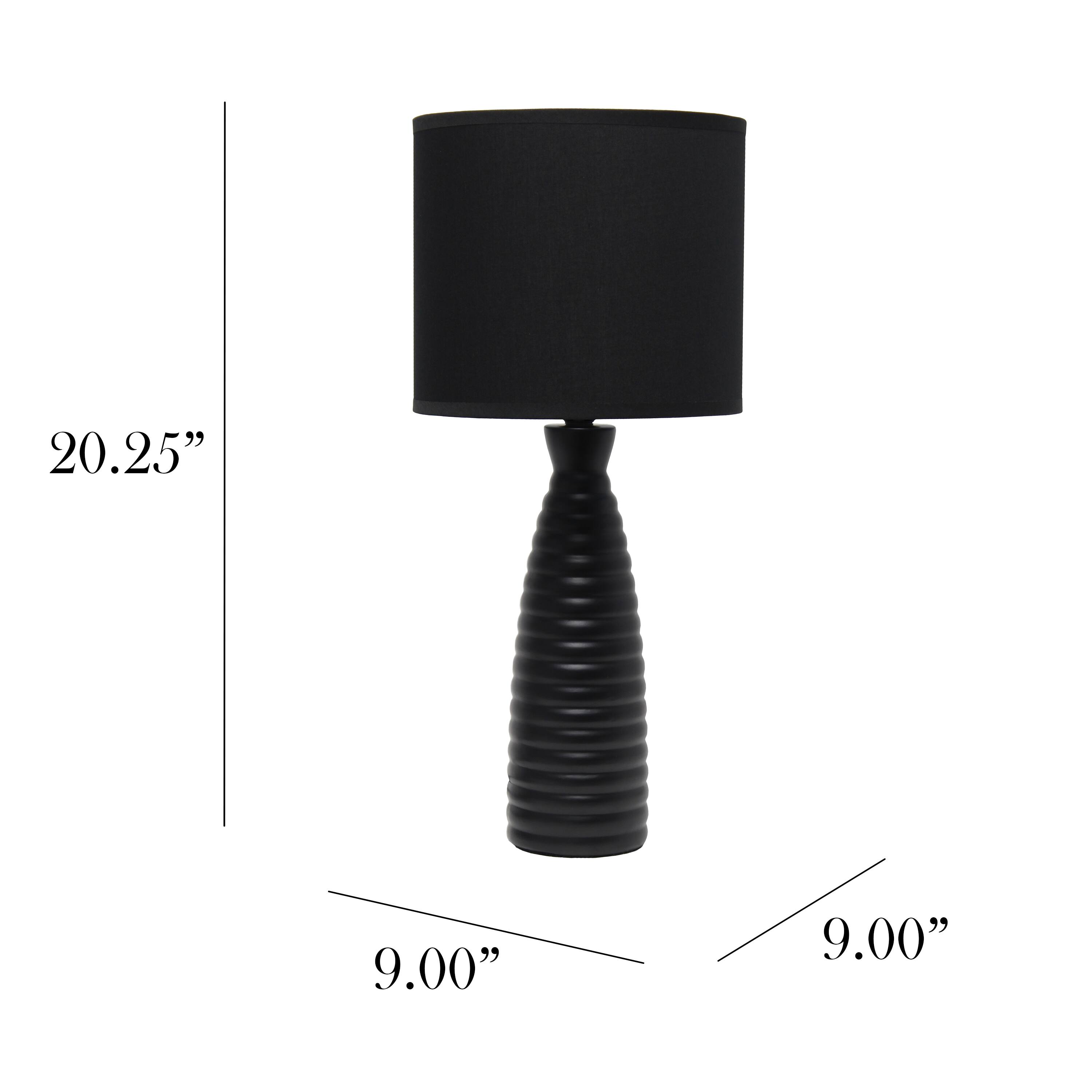 Simple Designs Alsace Bottle Table Lamp