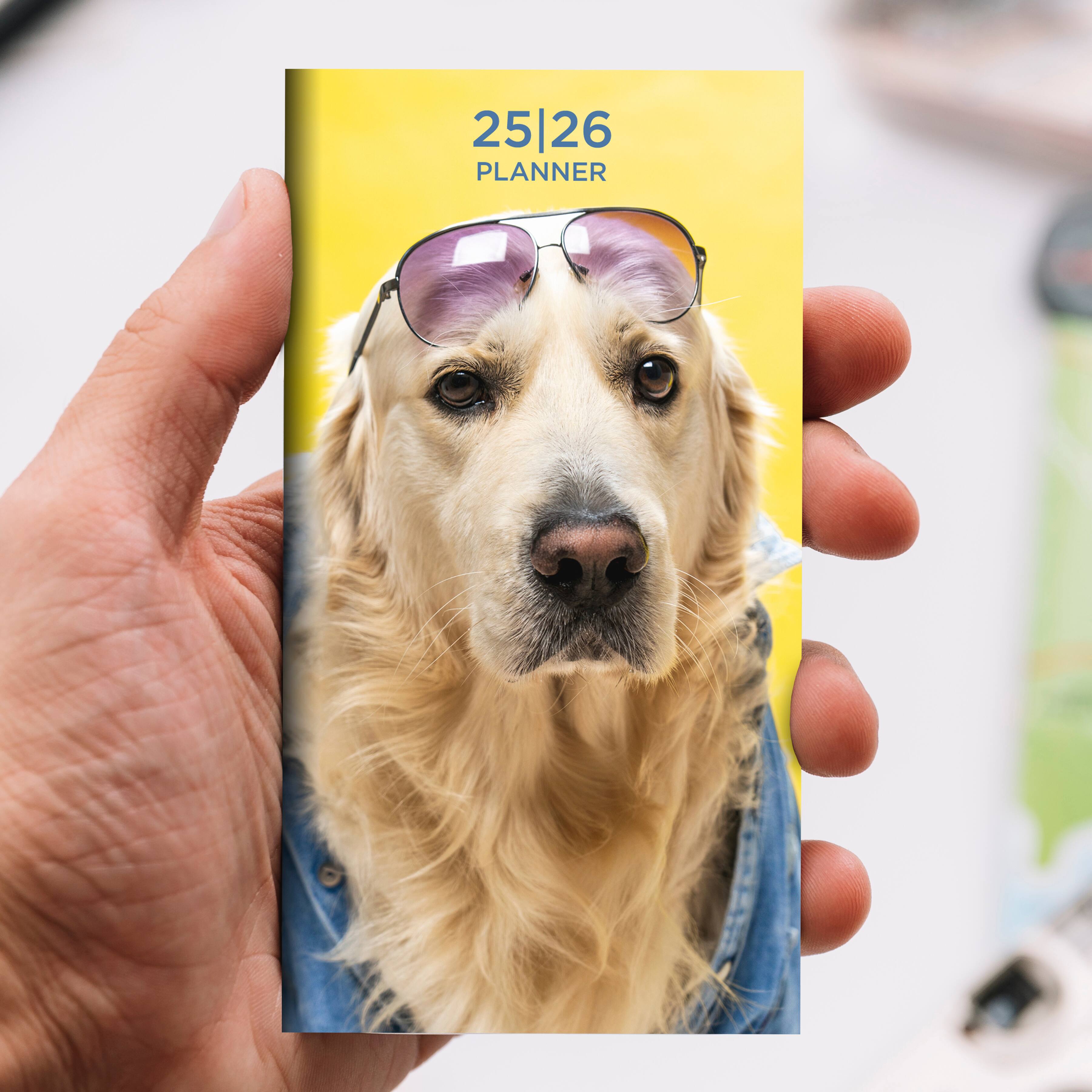 TF Publishing 2025-2026 Small Sup Dog Monthly Pocket Planner