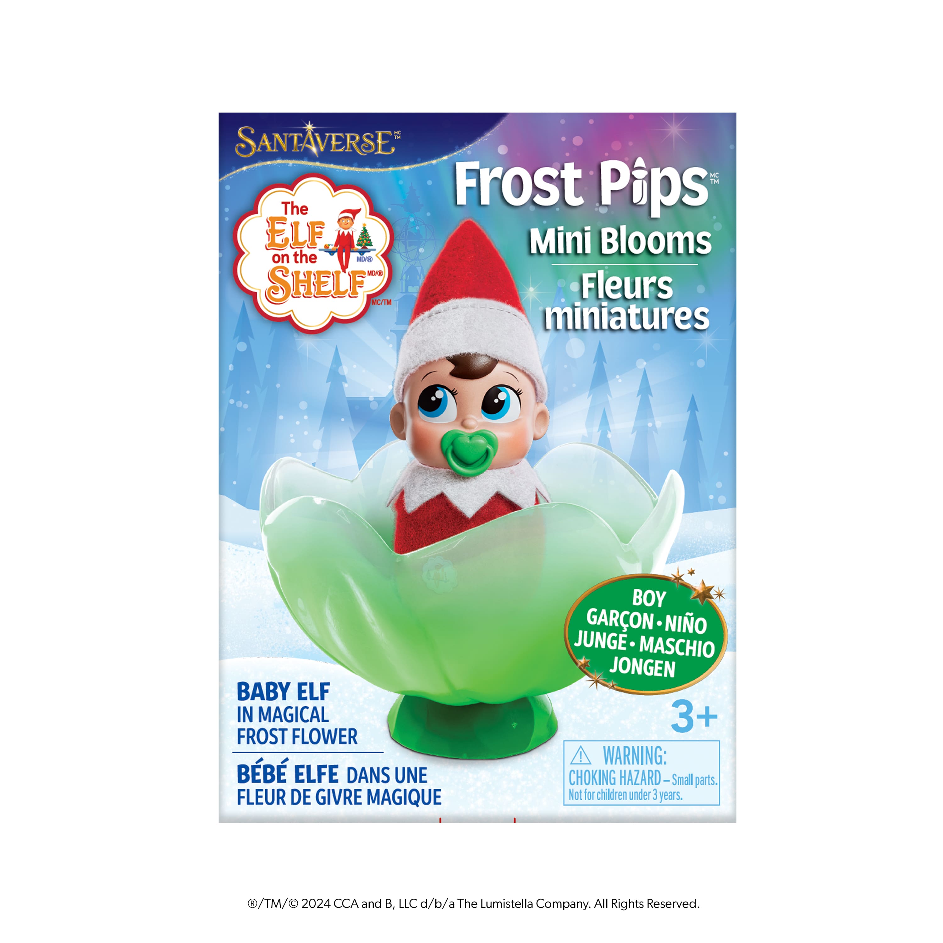 The Elf on the Shelf&#xAE; Frost Pips&#x2122; Mini Blooms Blue Eyed Boy Elf Baby