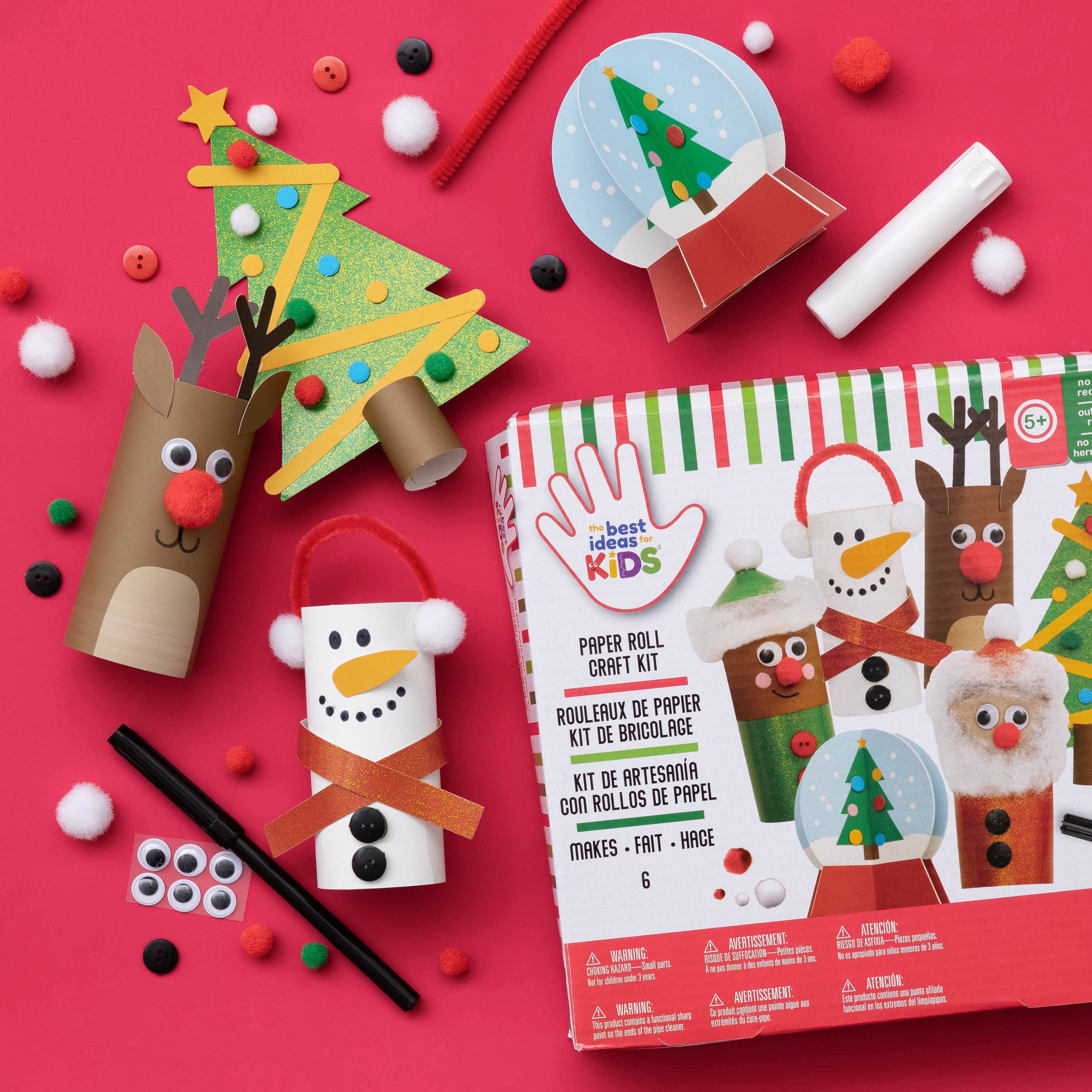 Colorbok Kids Christmas Holiday Paper Roll Kits, 4ct.