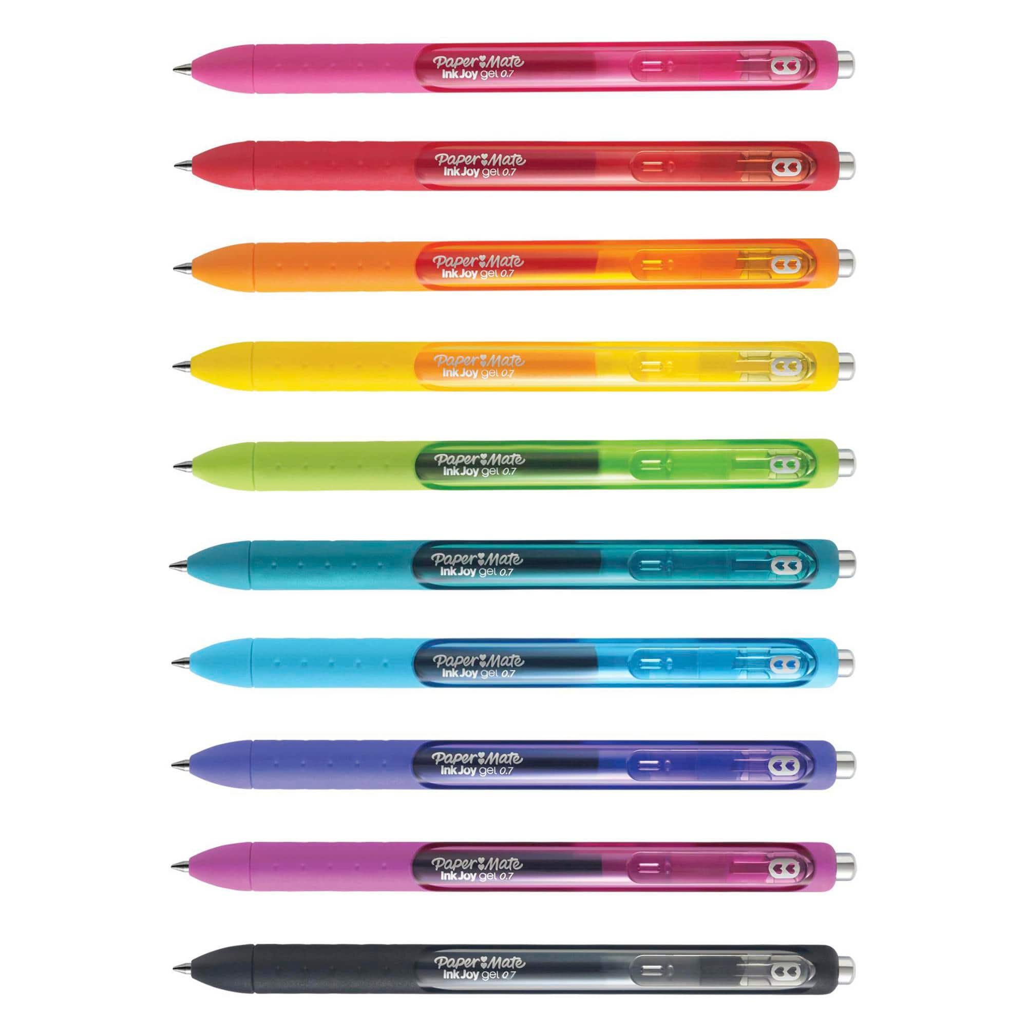 Paper Mate® InkJoy® Retractable 0.7mm Gel Pen 10 Color Set