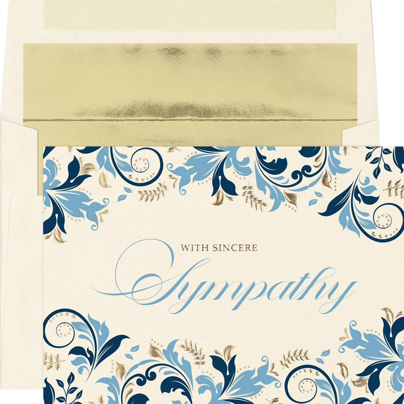 JAM Paper With Sincere Sympathy Cards, 25ct.
