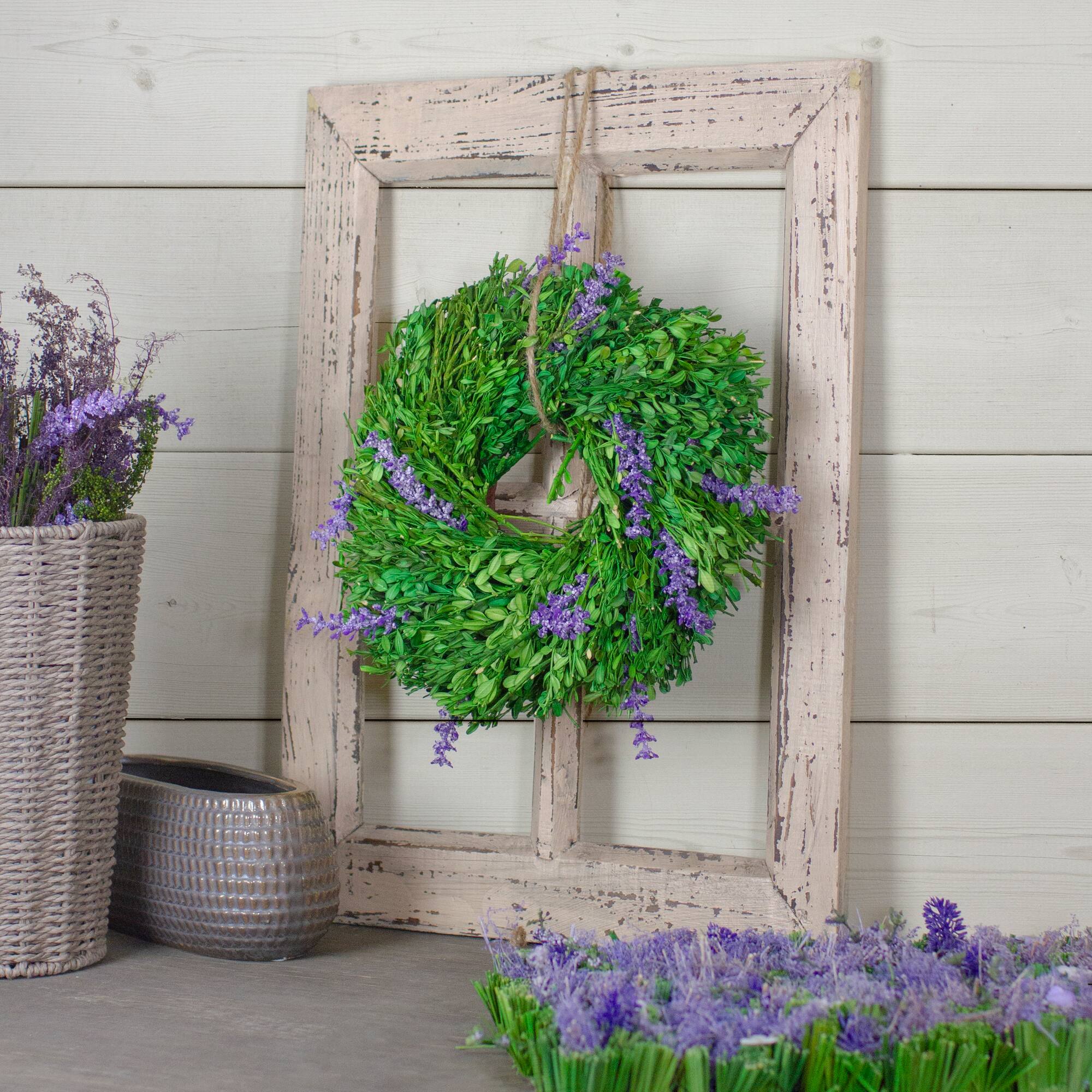 11&#x22; Lavender &#x26; Foliage Wreath