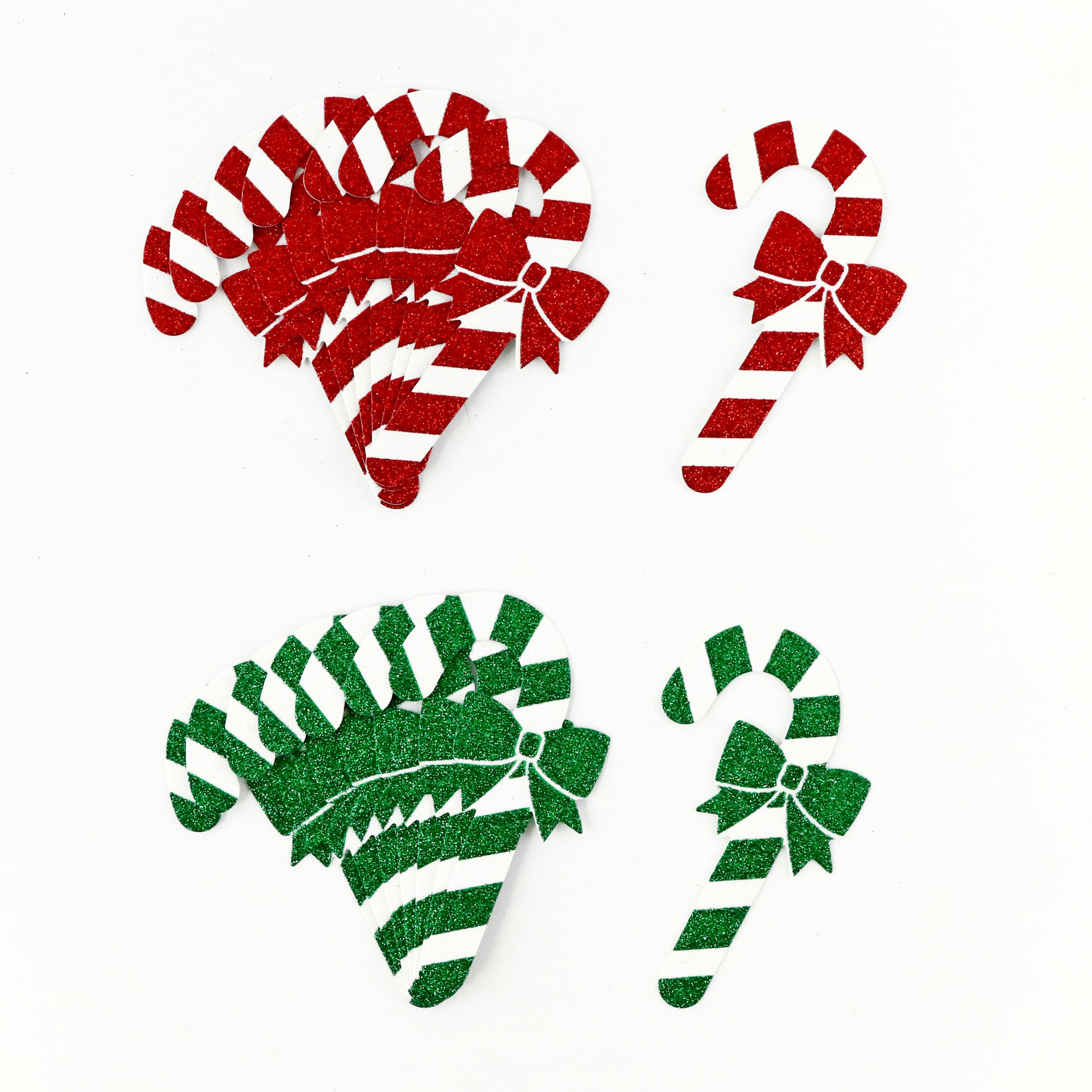 Glitter Candy Cane Die-Cut Stickers by Recollections&#x2122;