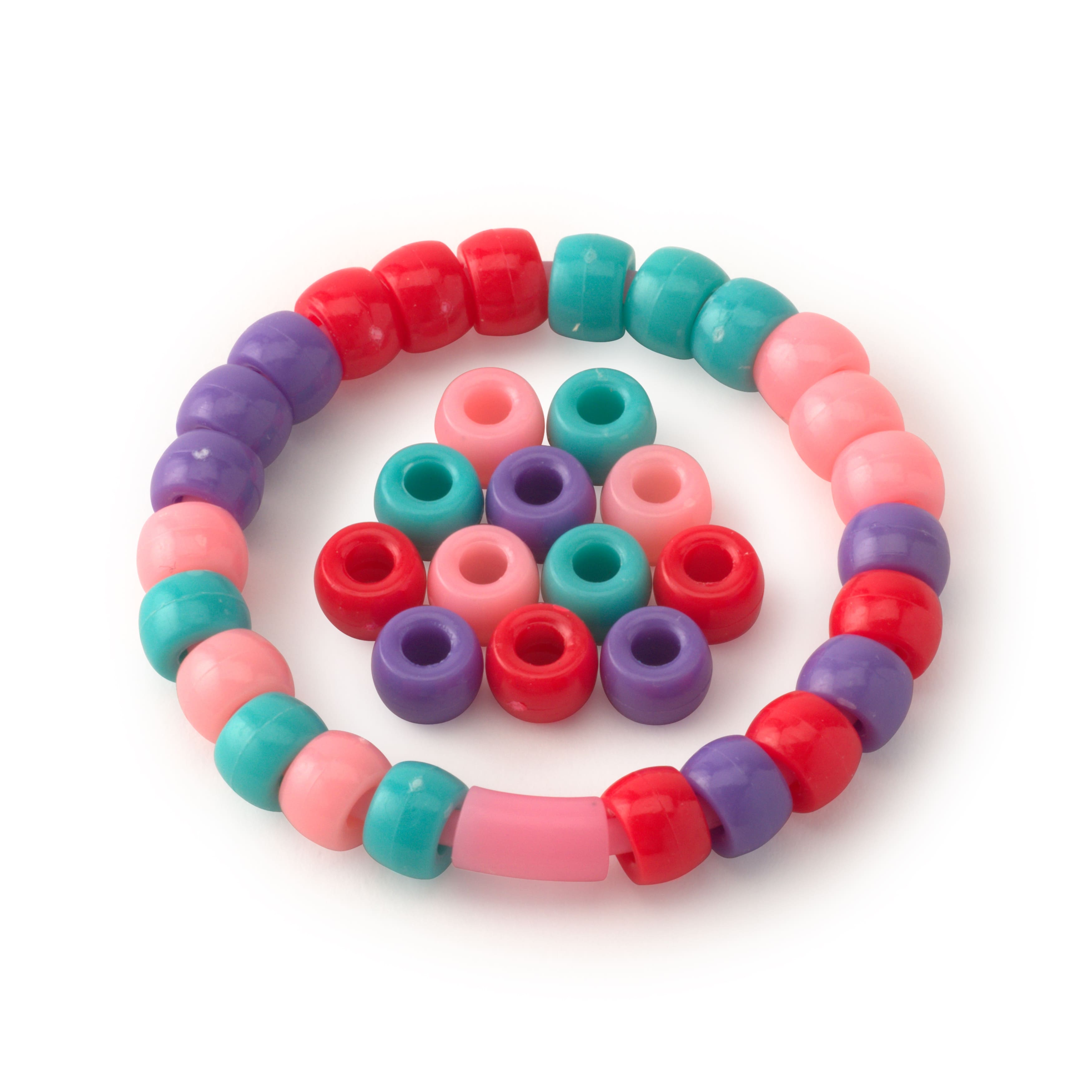 12 Packs: 580 ct. (6,960 total) Princess Pony Beads by Creatology™, 6mm x 9mm