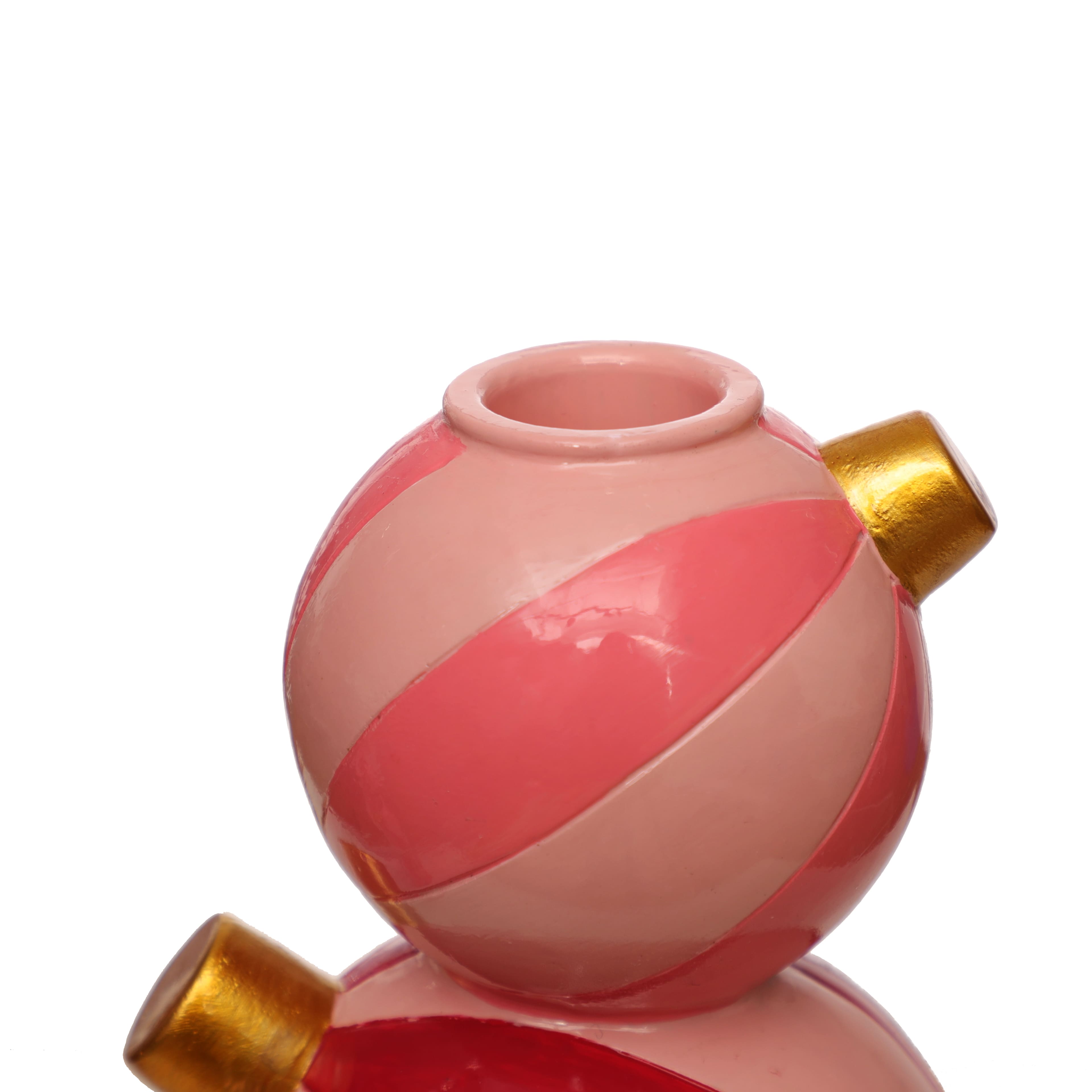 5.5&#x22; Ball Ornament Stack Candle Holder by Ashland&#xAE;