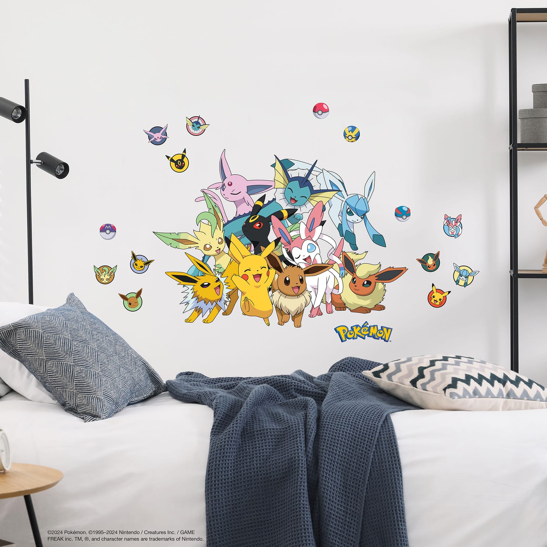 RoomMates Pok&#xE9;mon Eevee Evolutions Multicolor Wall Decals