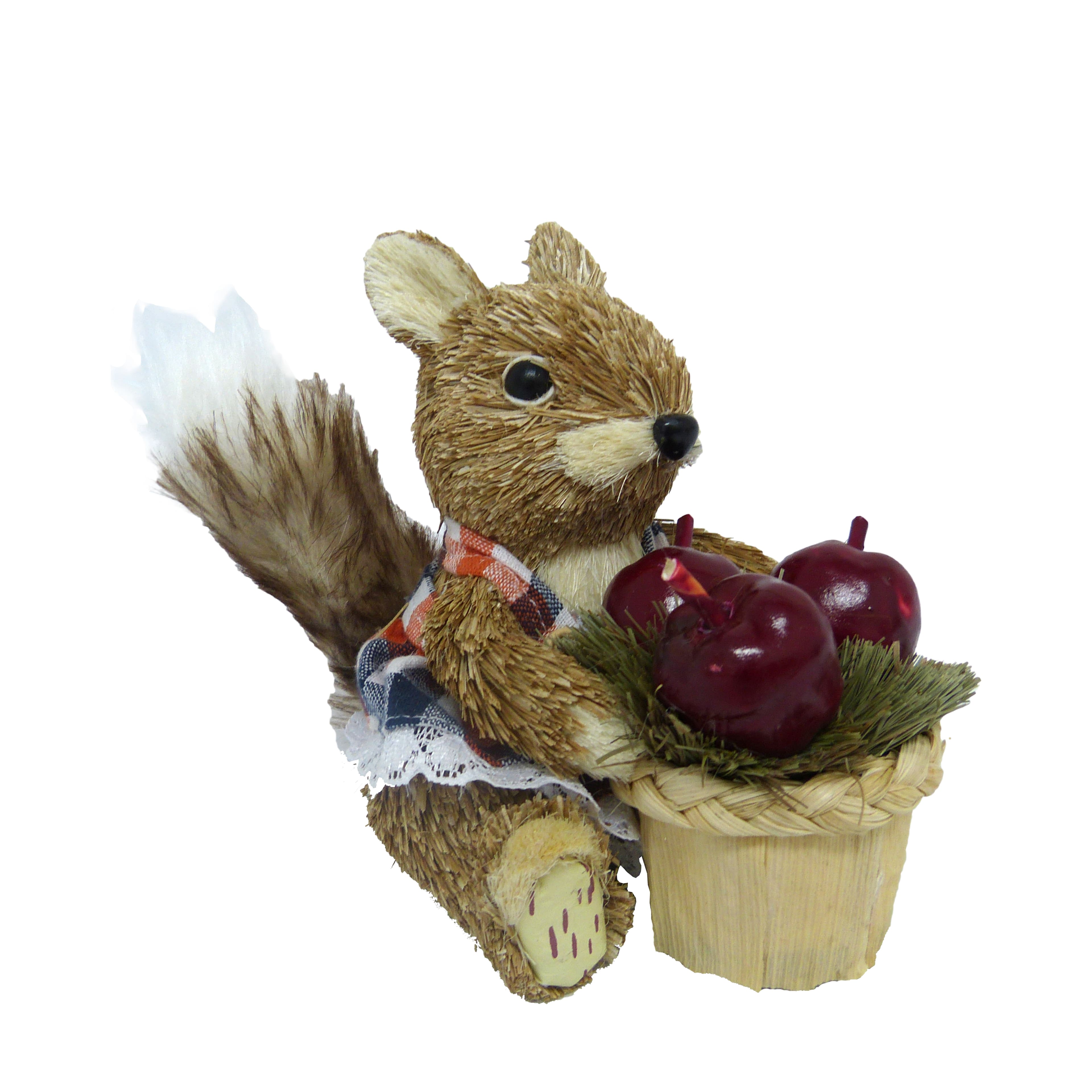 6&#x22; Squirrel with Apple Basket by Ashland&#xAE;