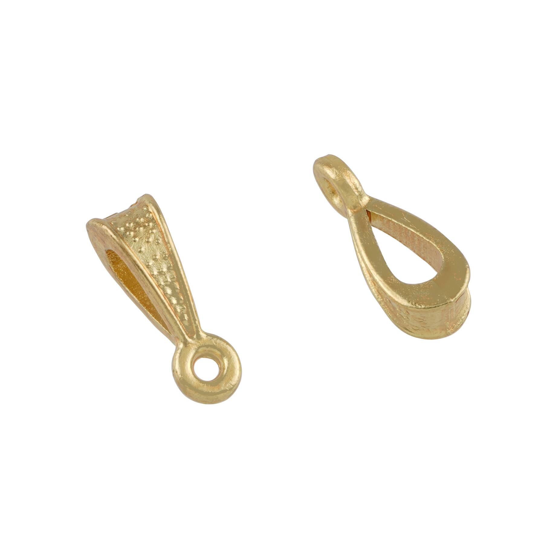 12 Packs: 10 ct. (120 total) 4mm Loop Bails by Bead Landing™