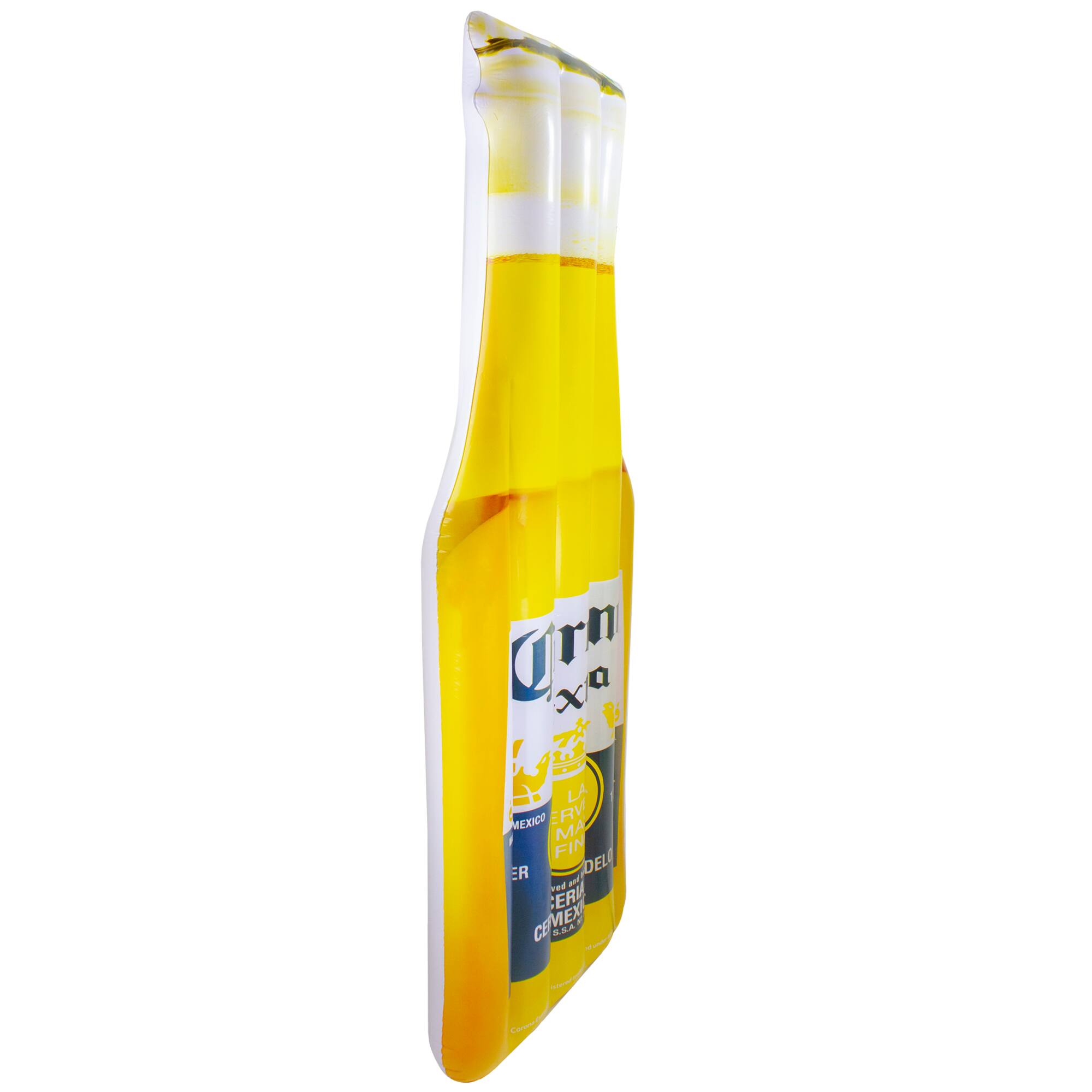 86&#x22; Corona&#xAE; Yellow &#x26; Blue Inflatable Beer Bottle Pool Float