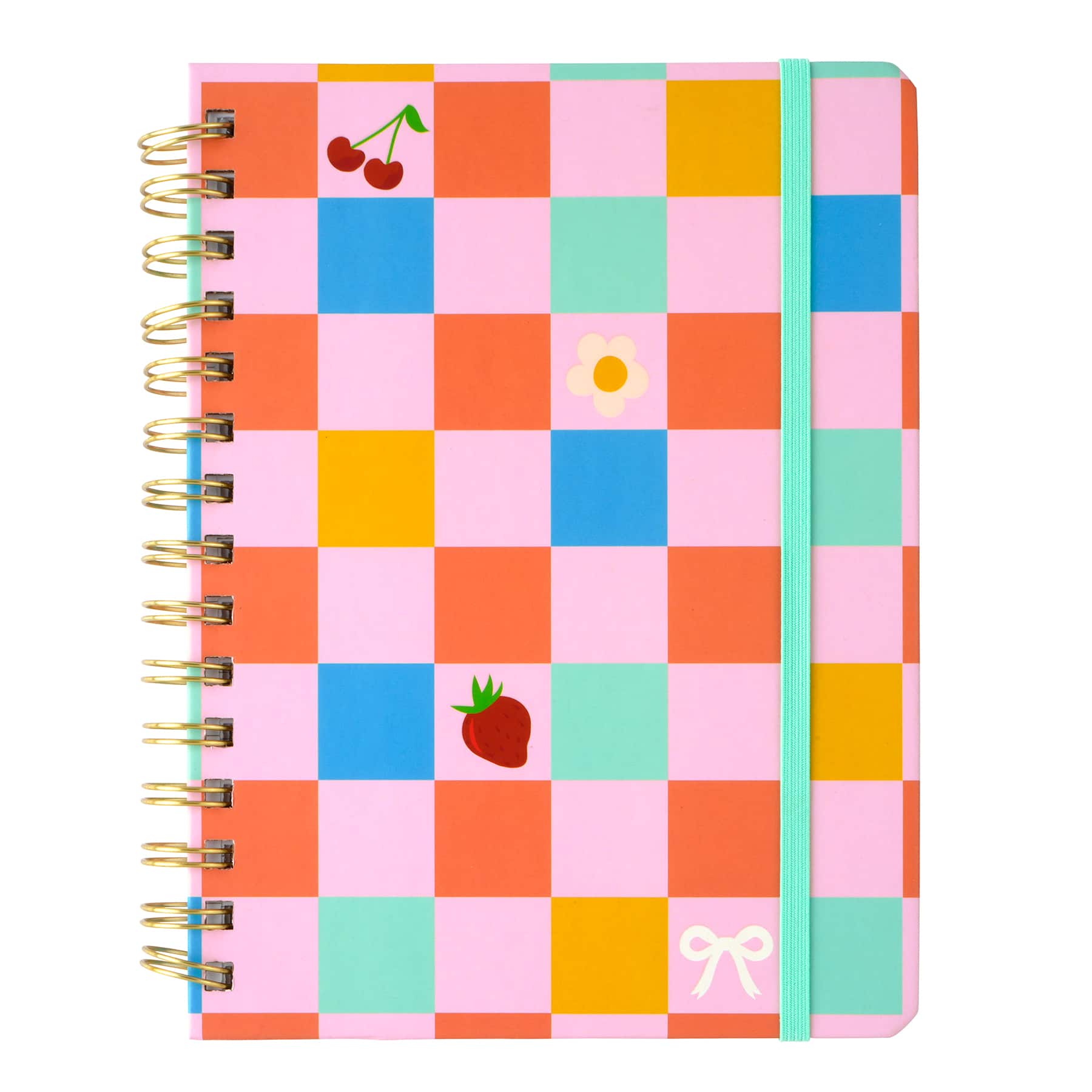 6" x 8" Bright Checkered Wired Journal by Artist's Loft™