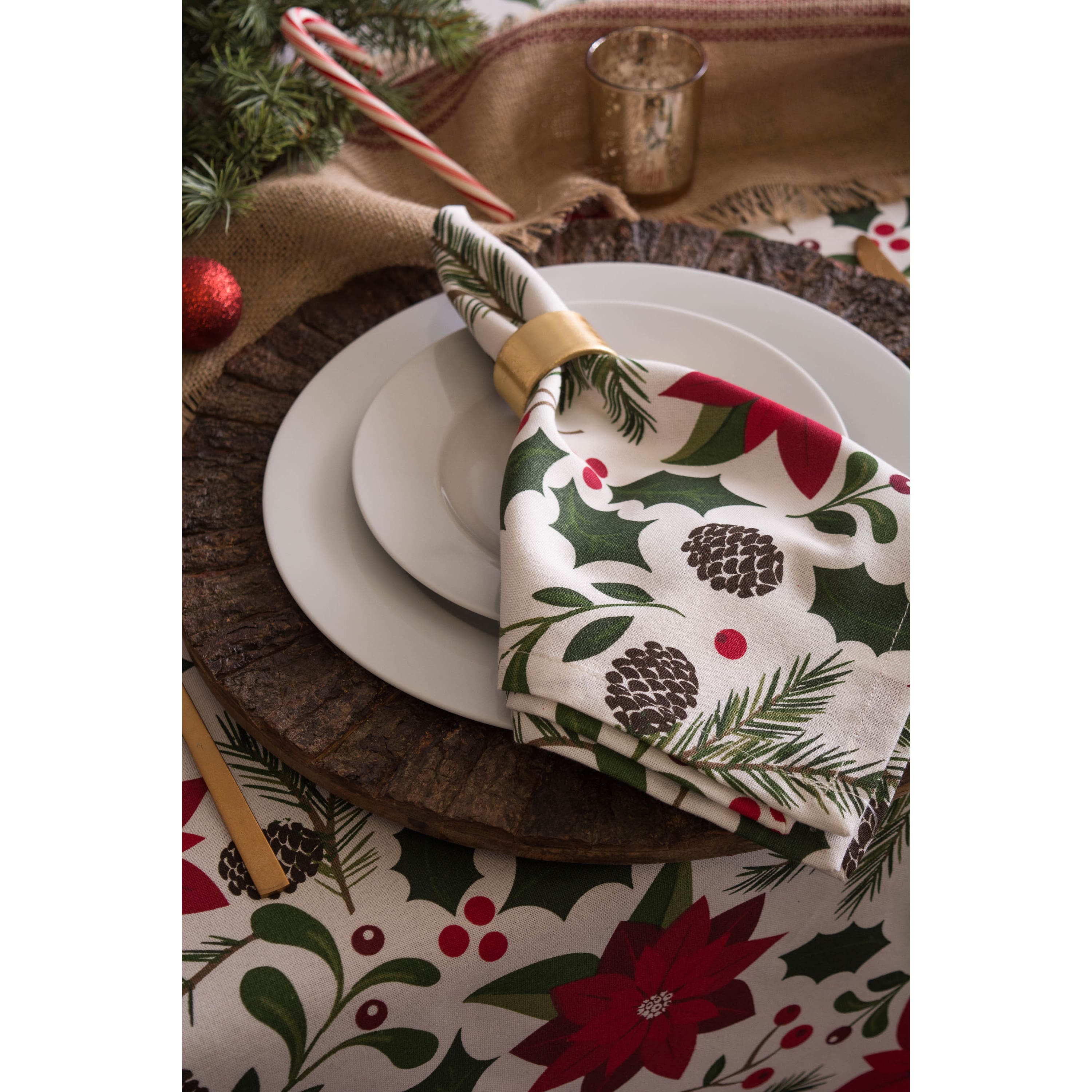DII&#xAE; Woodland Christmas Napkins, 6ct.