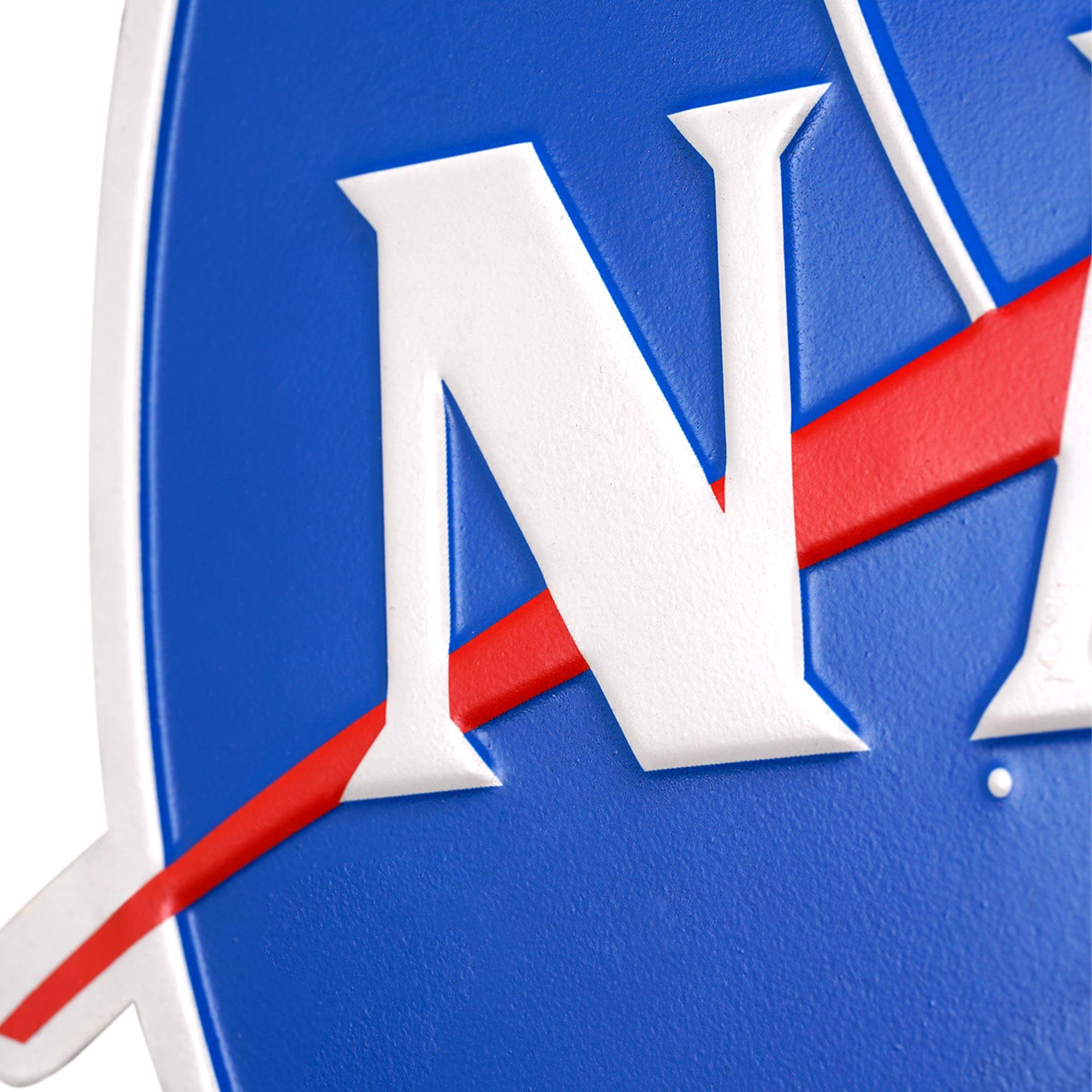 NASA Space Logo Embossed Shaped Metal Wall Sign