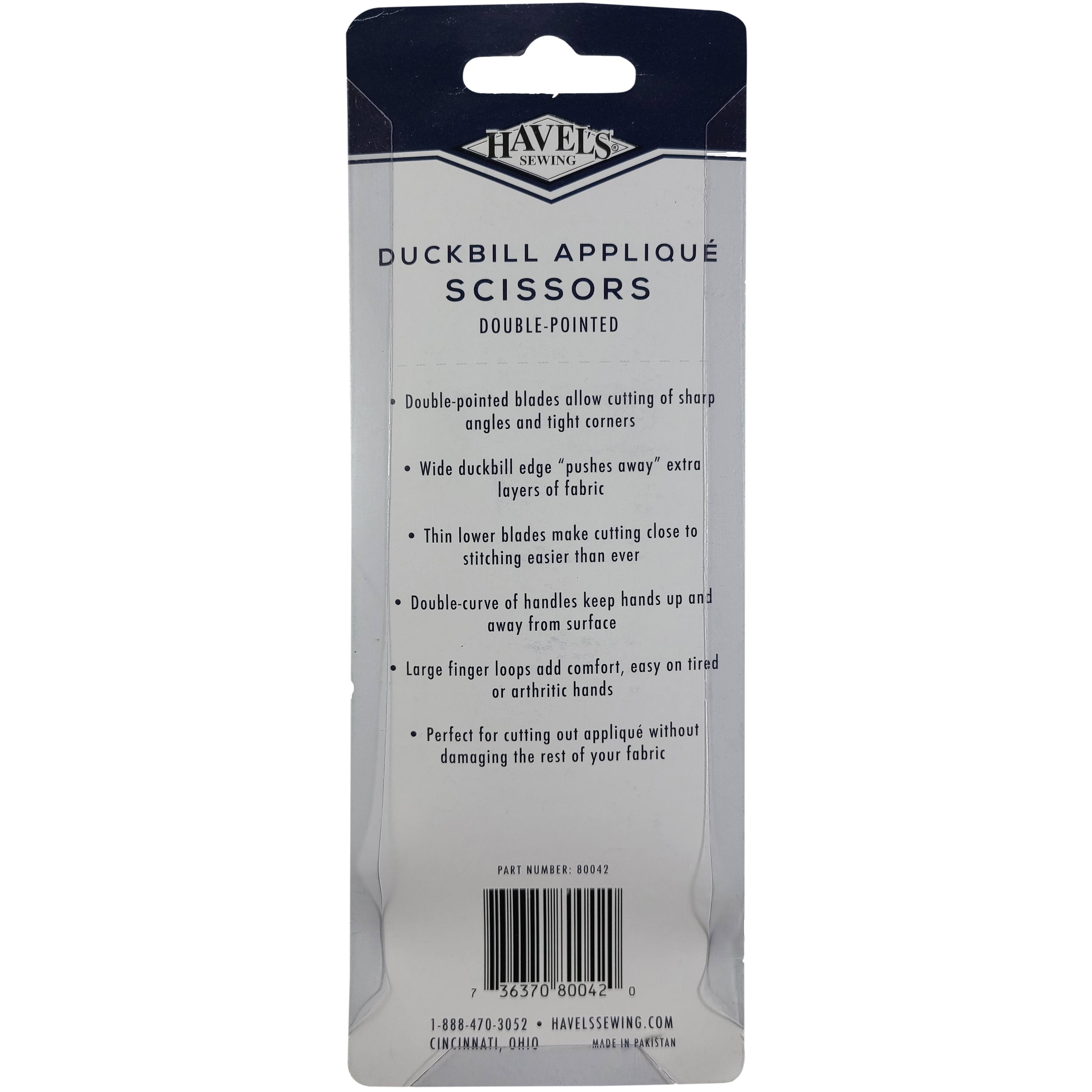 Havel's™ 6" Double-Pointed Duckbill Applique Scissors