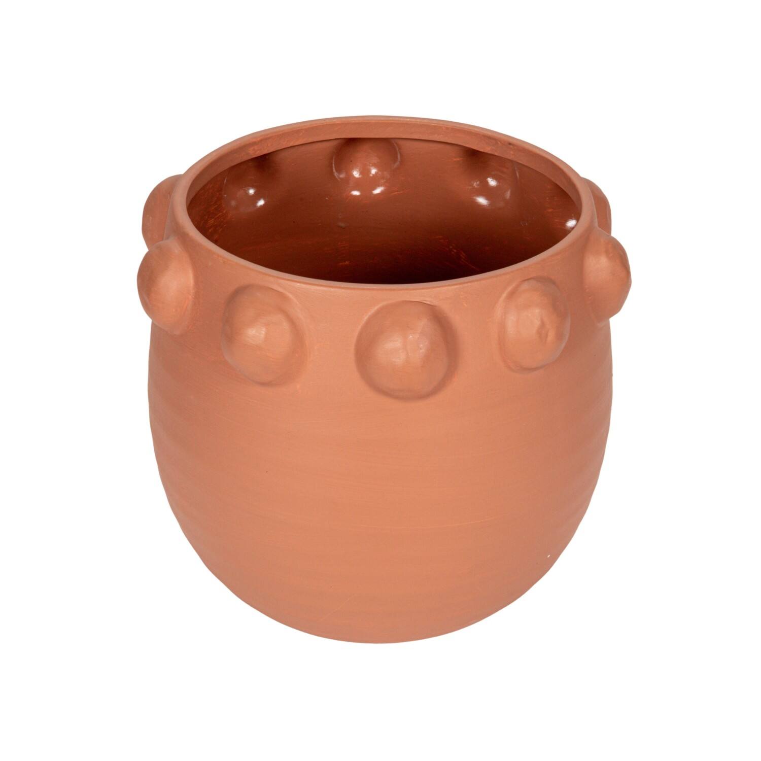 9.5" Beige Ceramic Pot by Ashland®