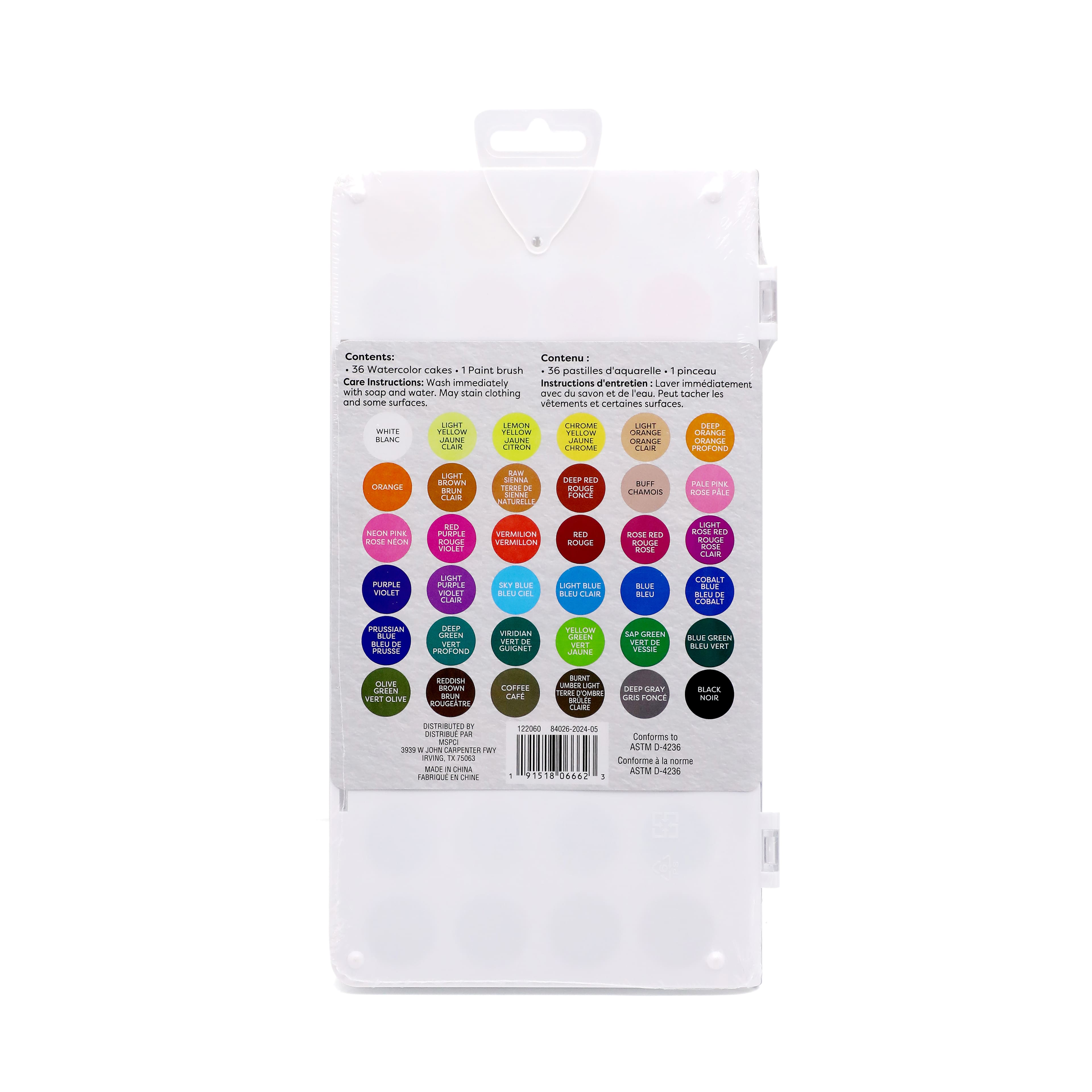 12 Pack: 36 Color Watercolor Cake Set by Artist&#x27;s Loft&#x2122; Necessities&#x2122;