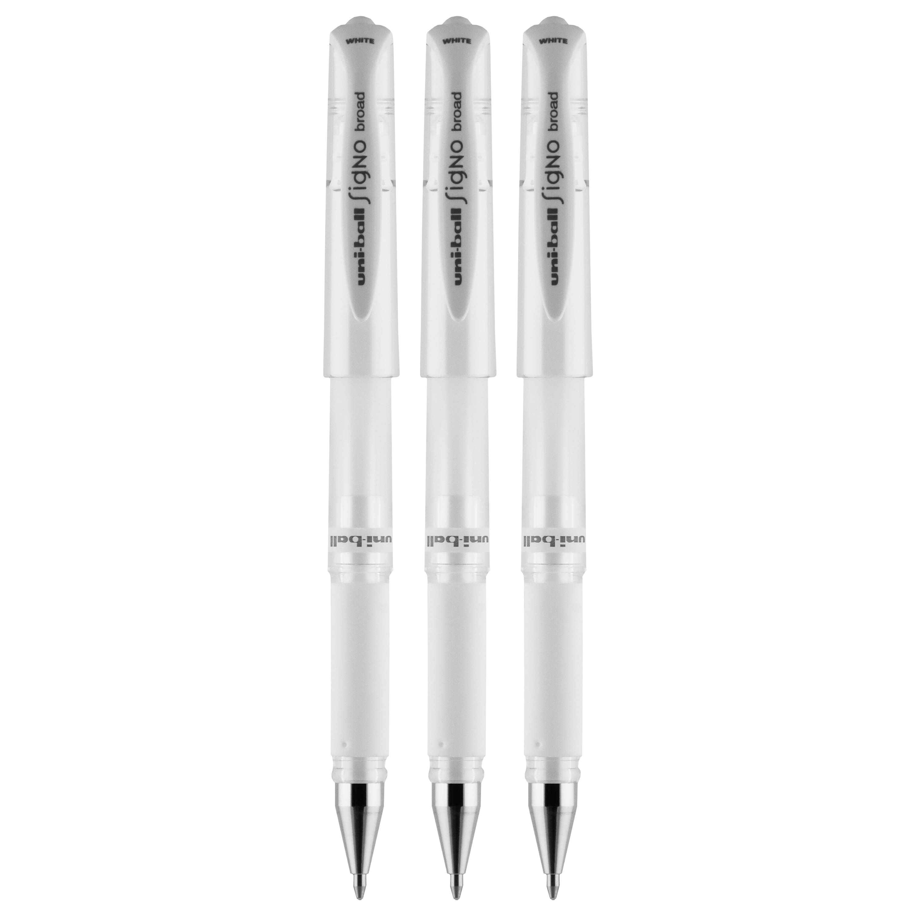 uniball&#x2122; GEL IMPACT 1mm White Gel Pens, 3ct.