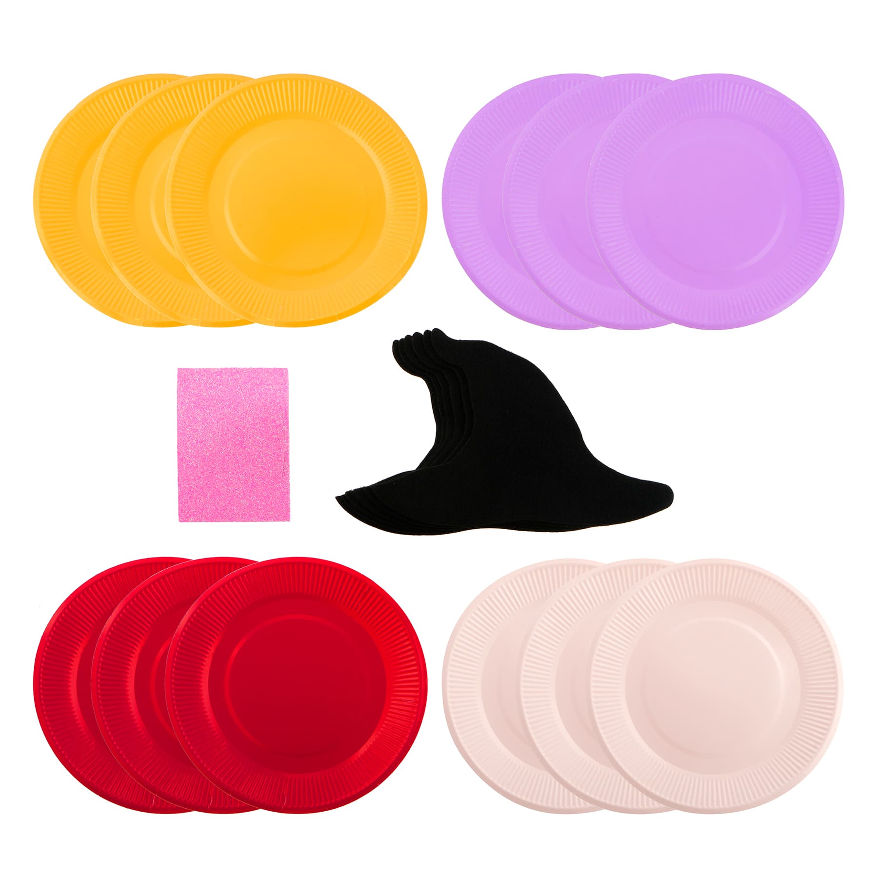 Jack-o&#x27;-Lantern Paper Plate Kit by Creatology&#x2122;
