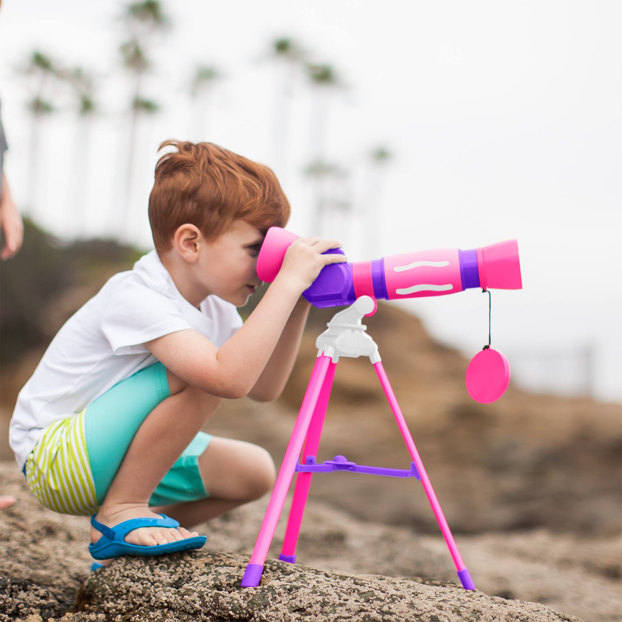 Educational Insights GeoSafari Jr. Pink My First Telescope