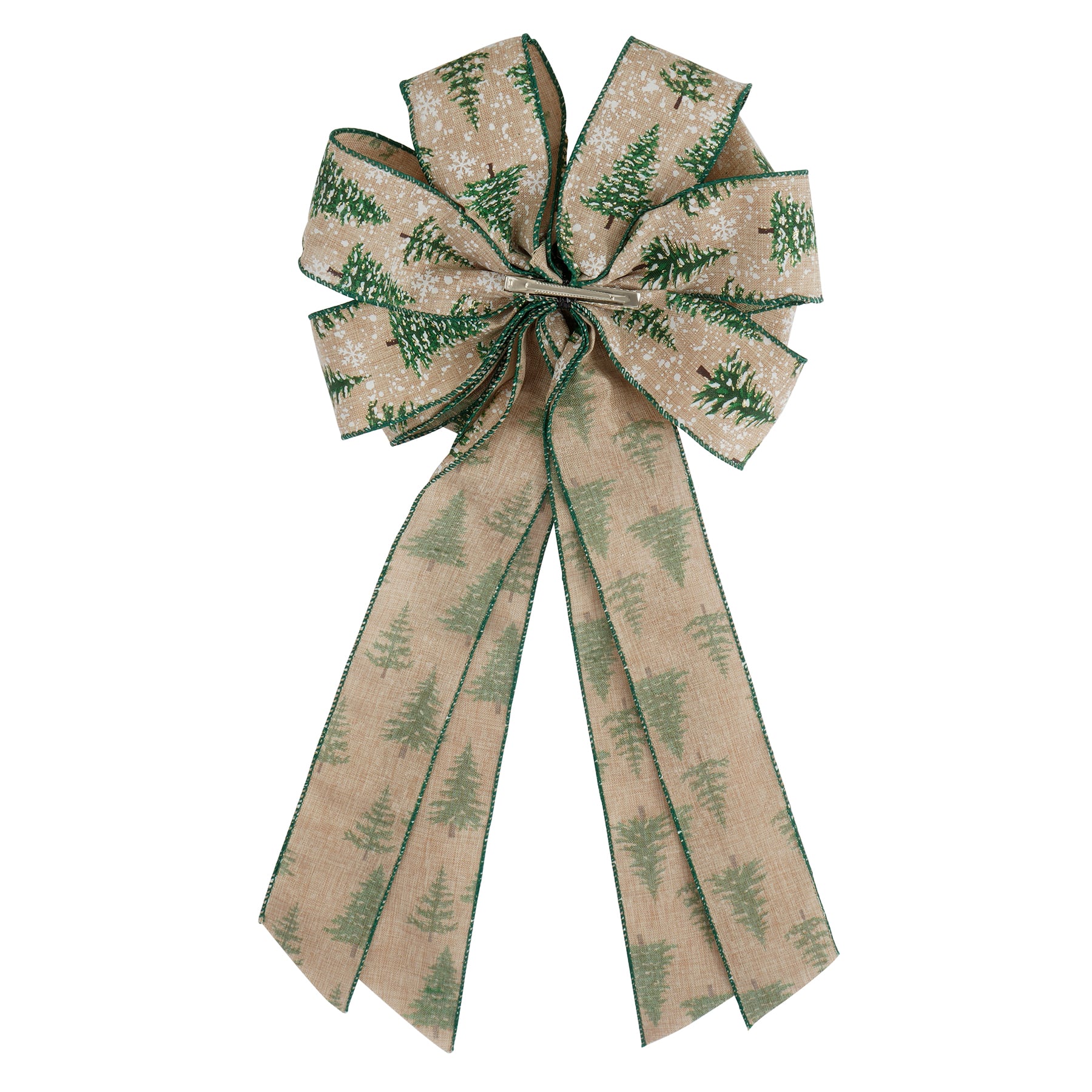 21&#x22; Snowy Tree Tree Green Bow by Celebrate It&#xAE;