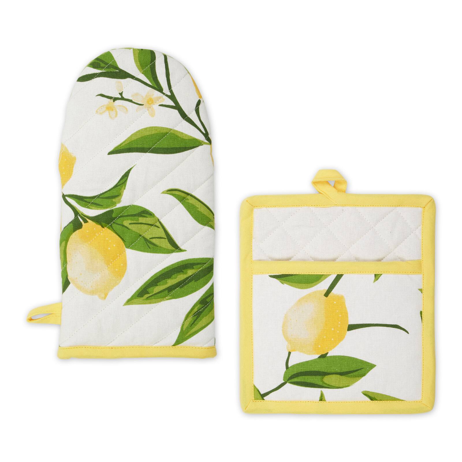 Lemon Bliss Print Kitchen Set