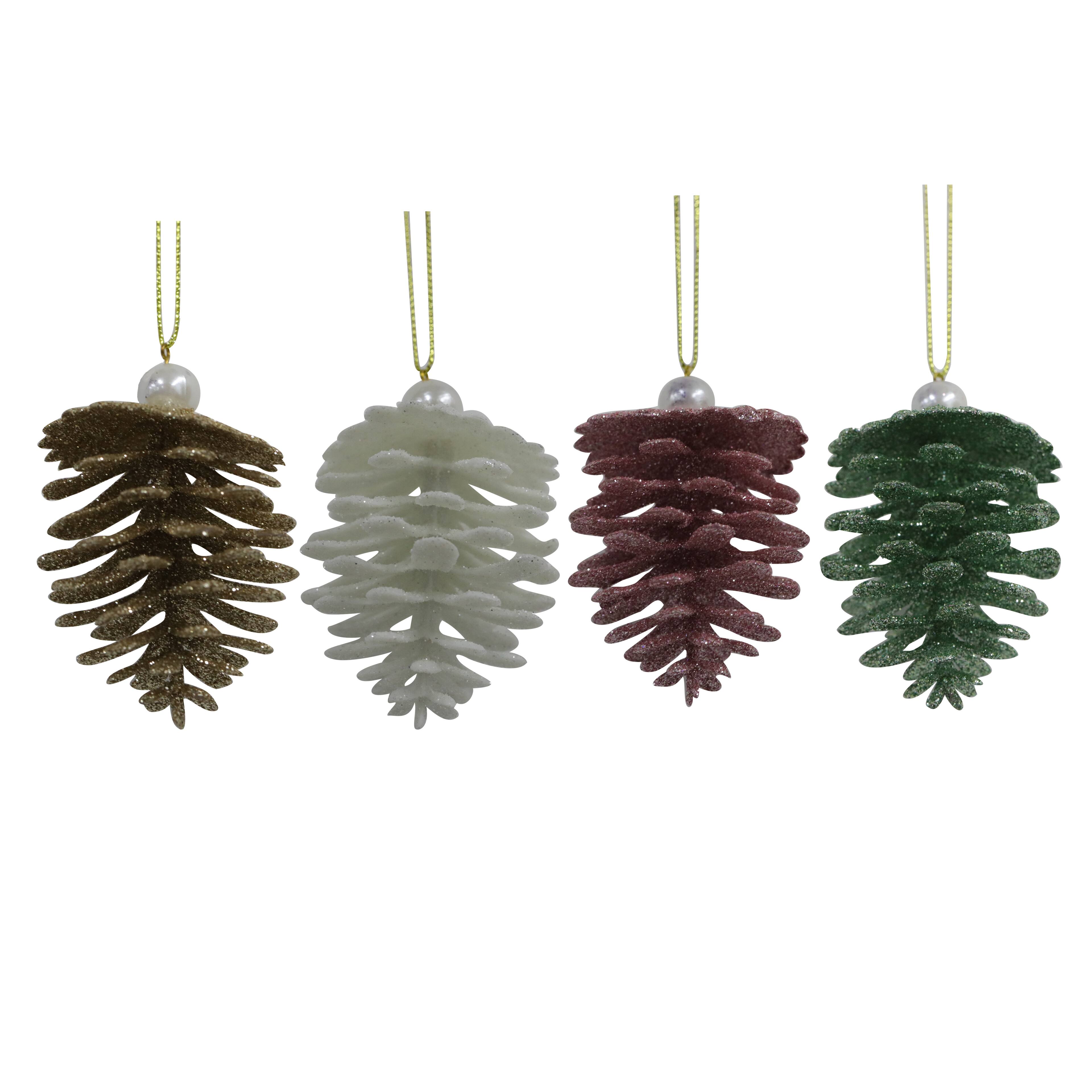 Assorted Glittery Pinecone Ornament by Ashland® Collectible Ornaments