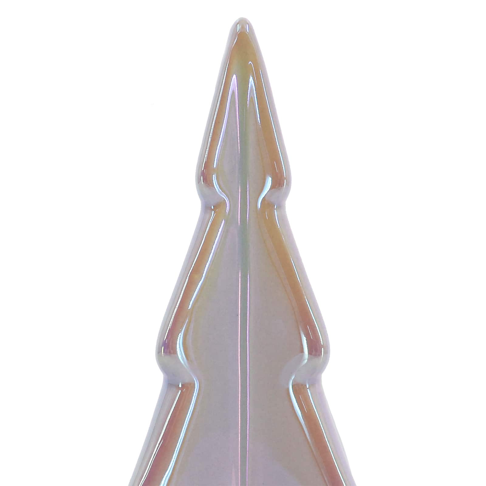 7.25&#x22; Iridescent Ceramic Tree Tabletop D&#xE9;cor by Ashland&#xAE;