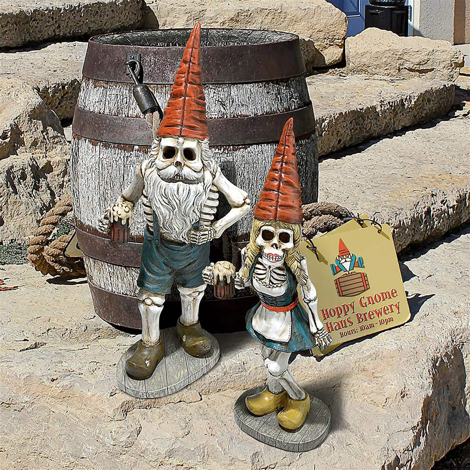 Design Toscano Bavarian Oktoberfest Skeleton Gnomes Collection