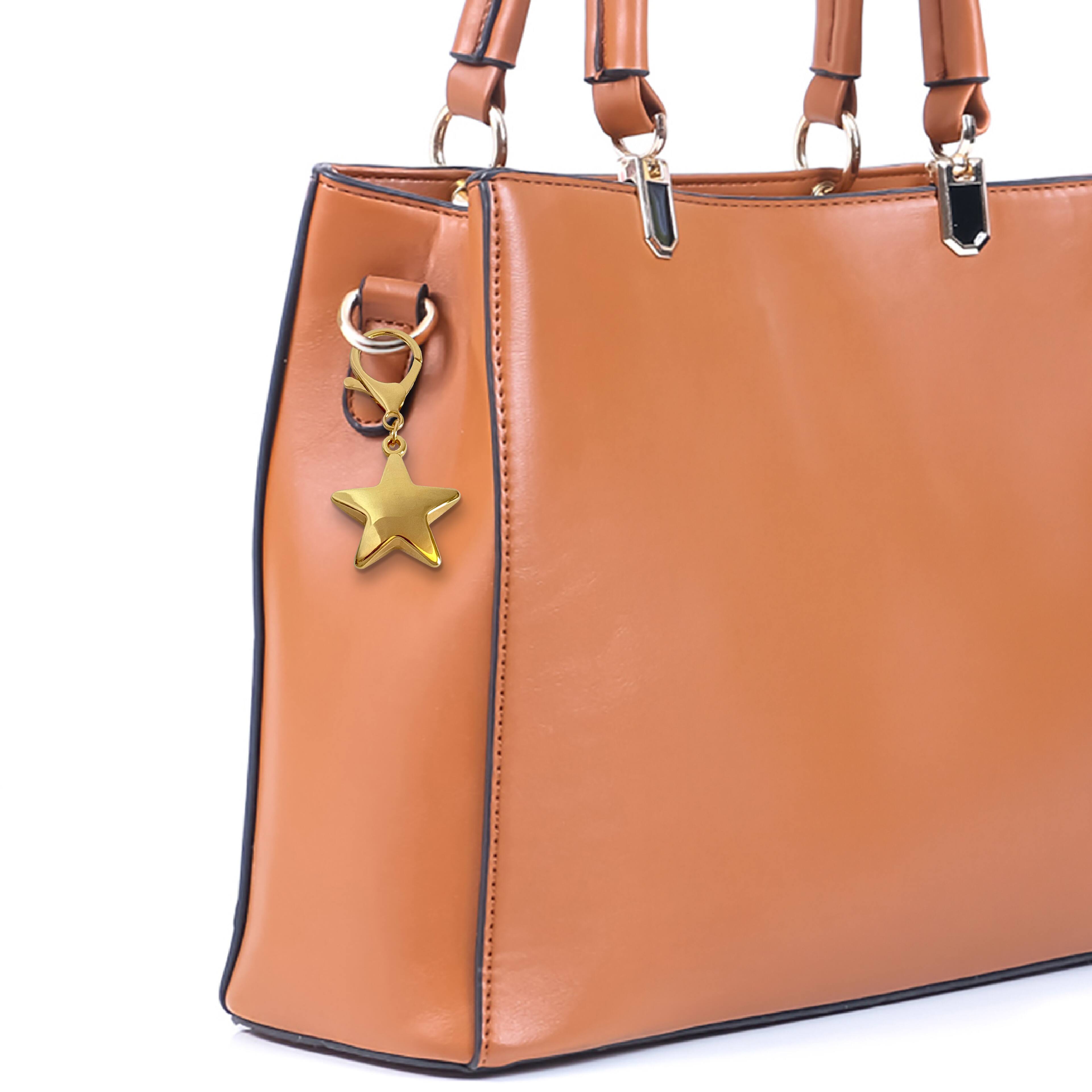 Blue Moon Studio&#x2122; Large Gold Star Bag Charm