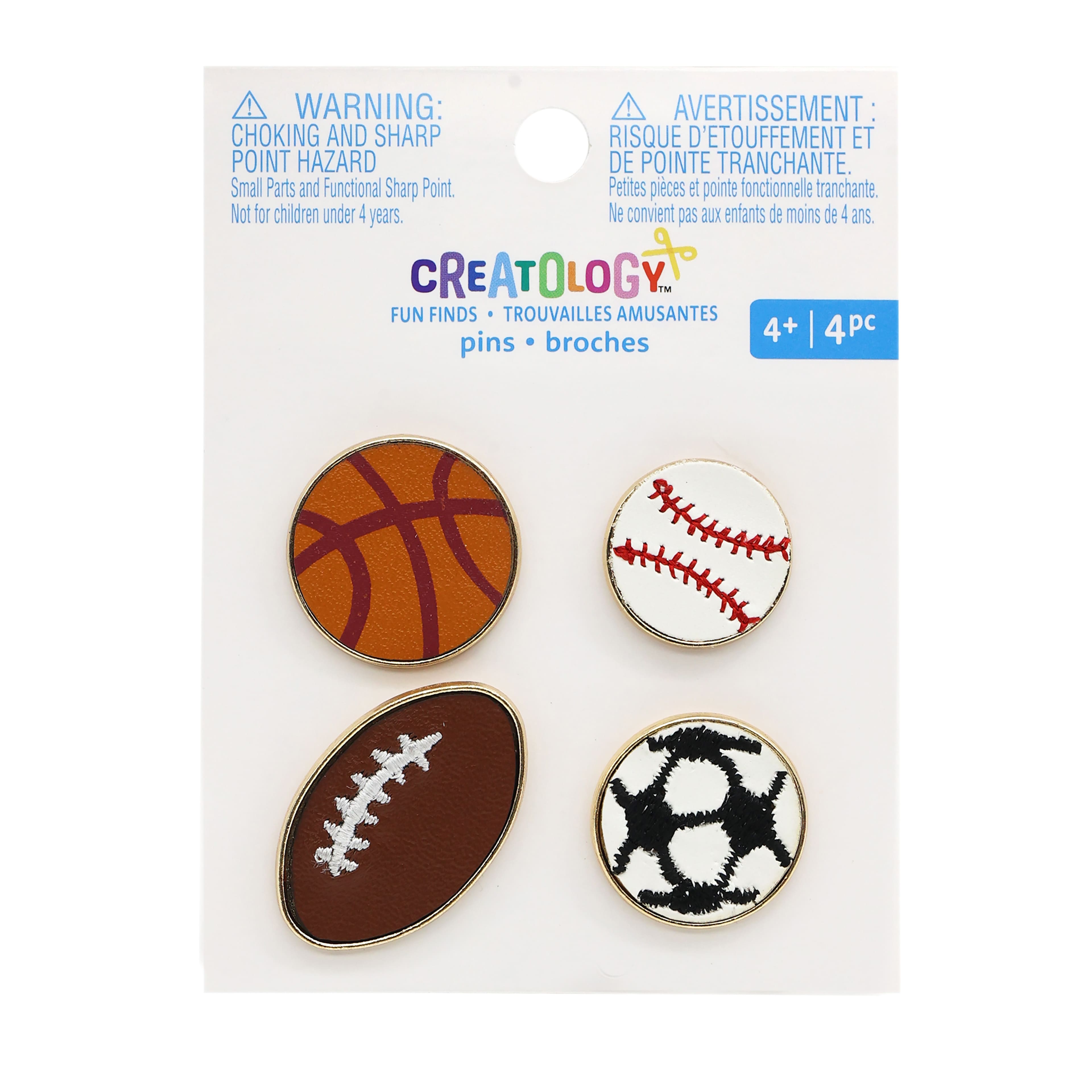 Sports Enamel Pins Set by Creatology™