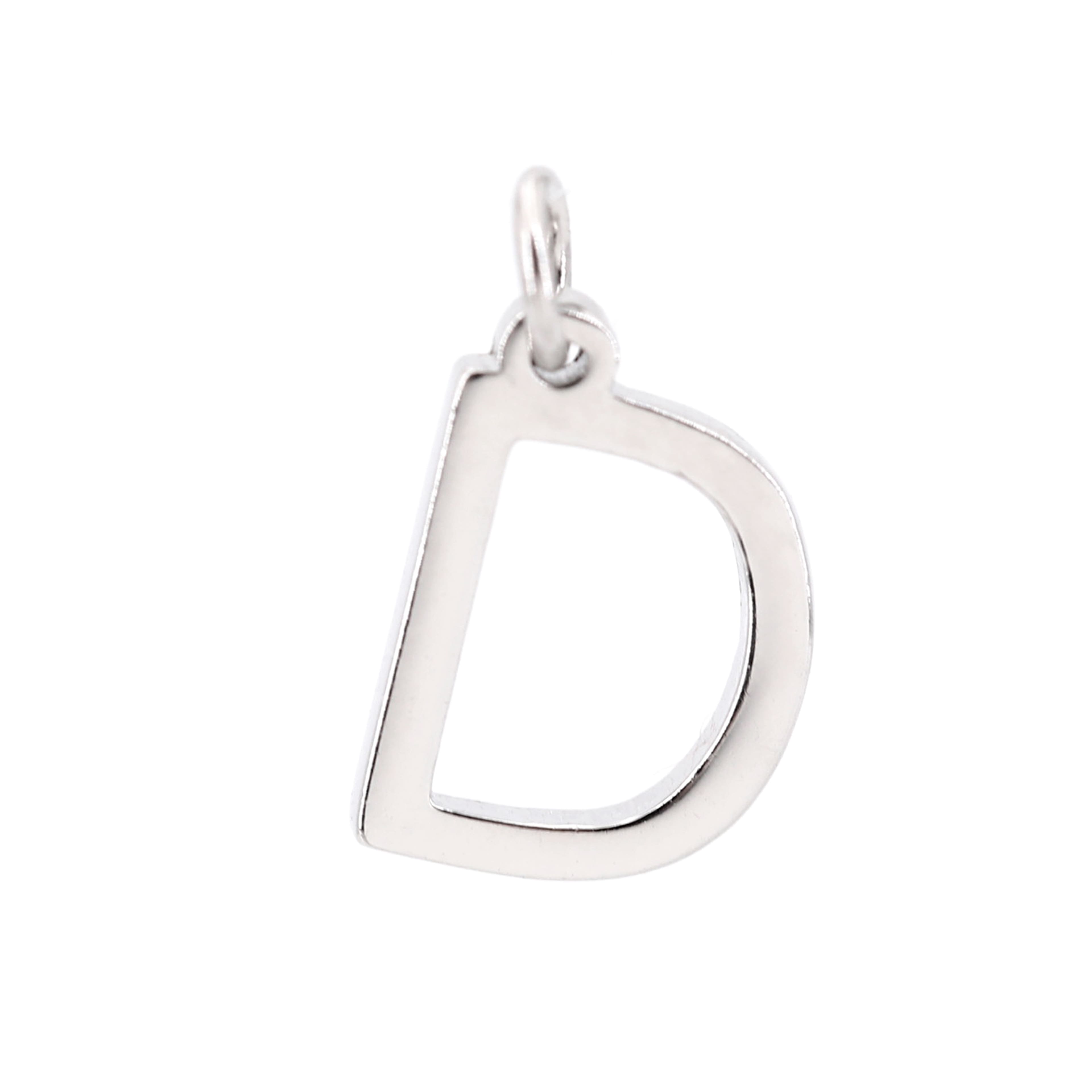 12 Pack: Sterling Silver Alphabet Charm by Bead Landing™