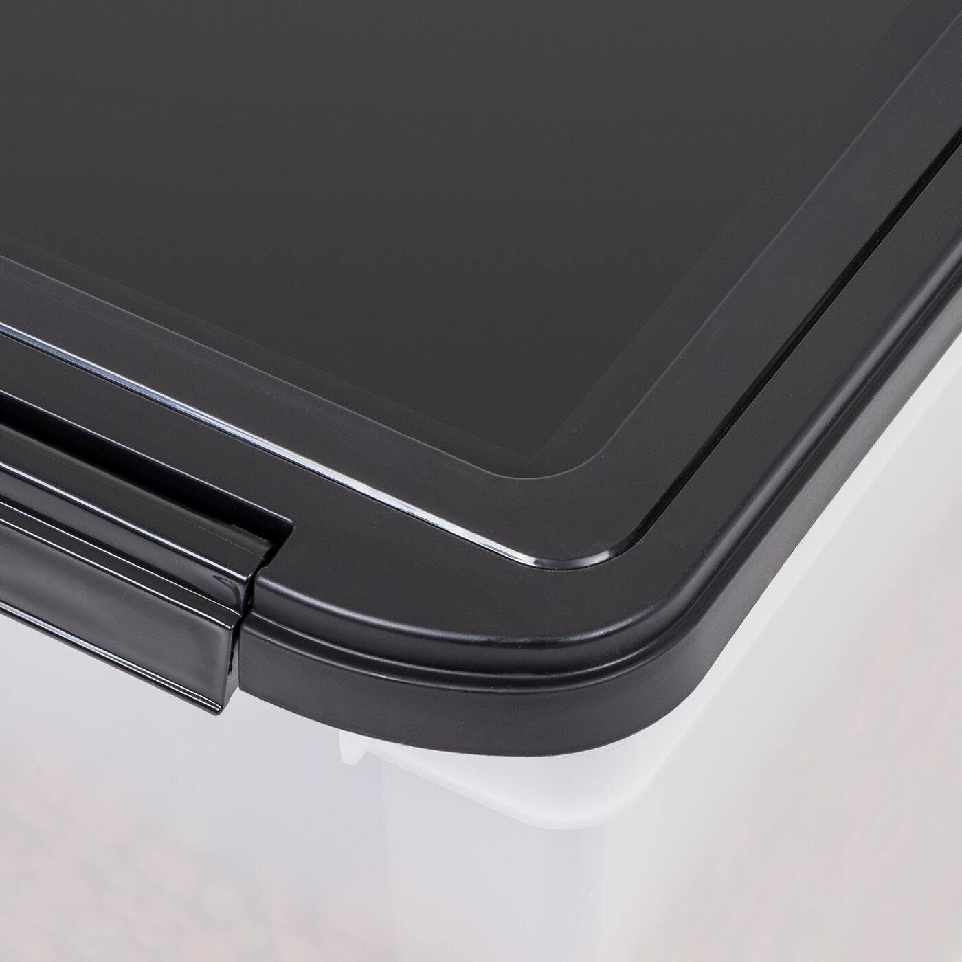 Clear & Black 12.75qt. Pet Food Container With Sealed Top