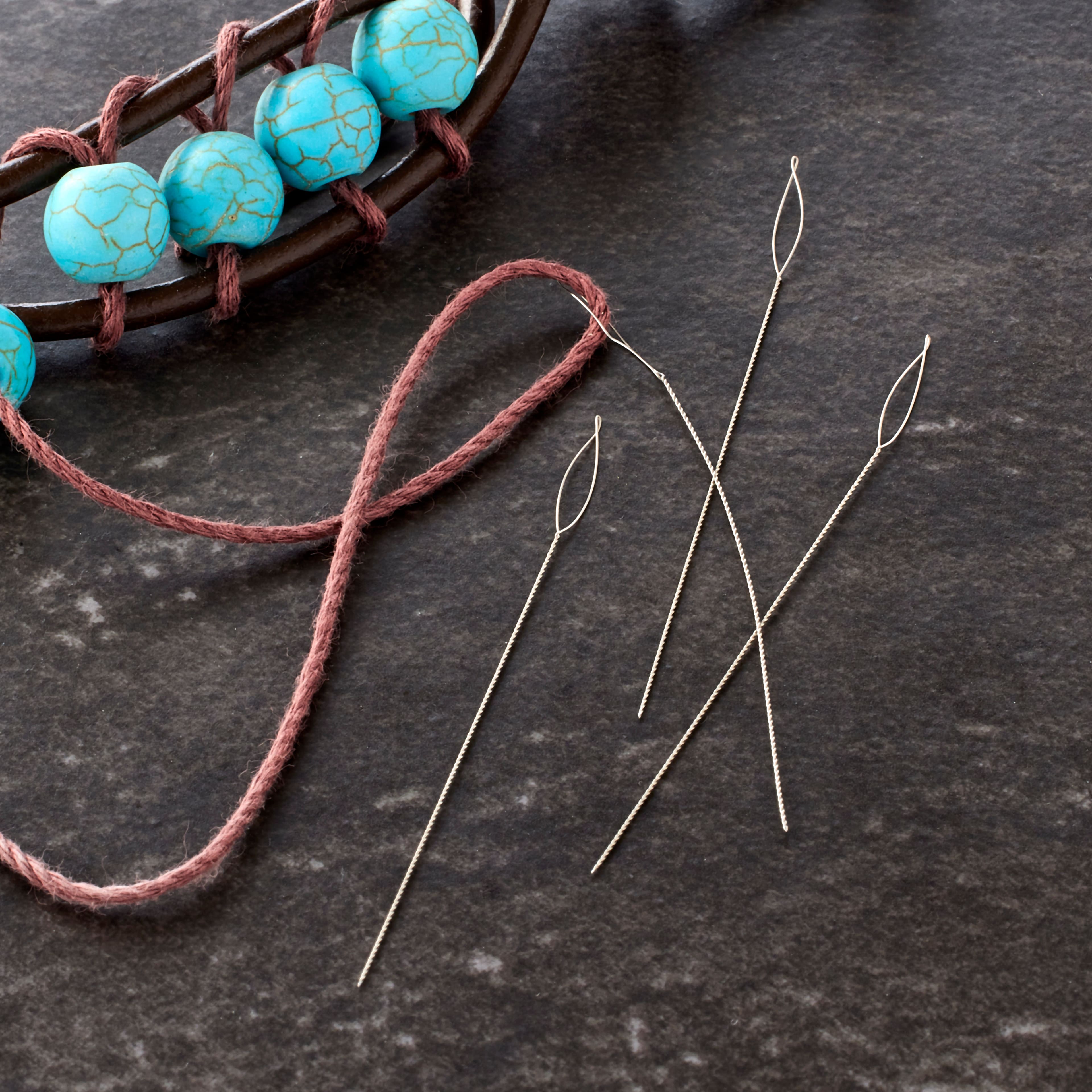 9 Packs: 4 ct. (36 total) Beadalon® 2.5" Collapsible Eye Needles