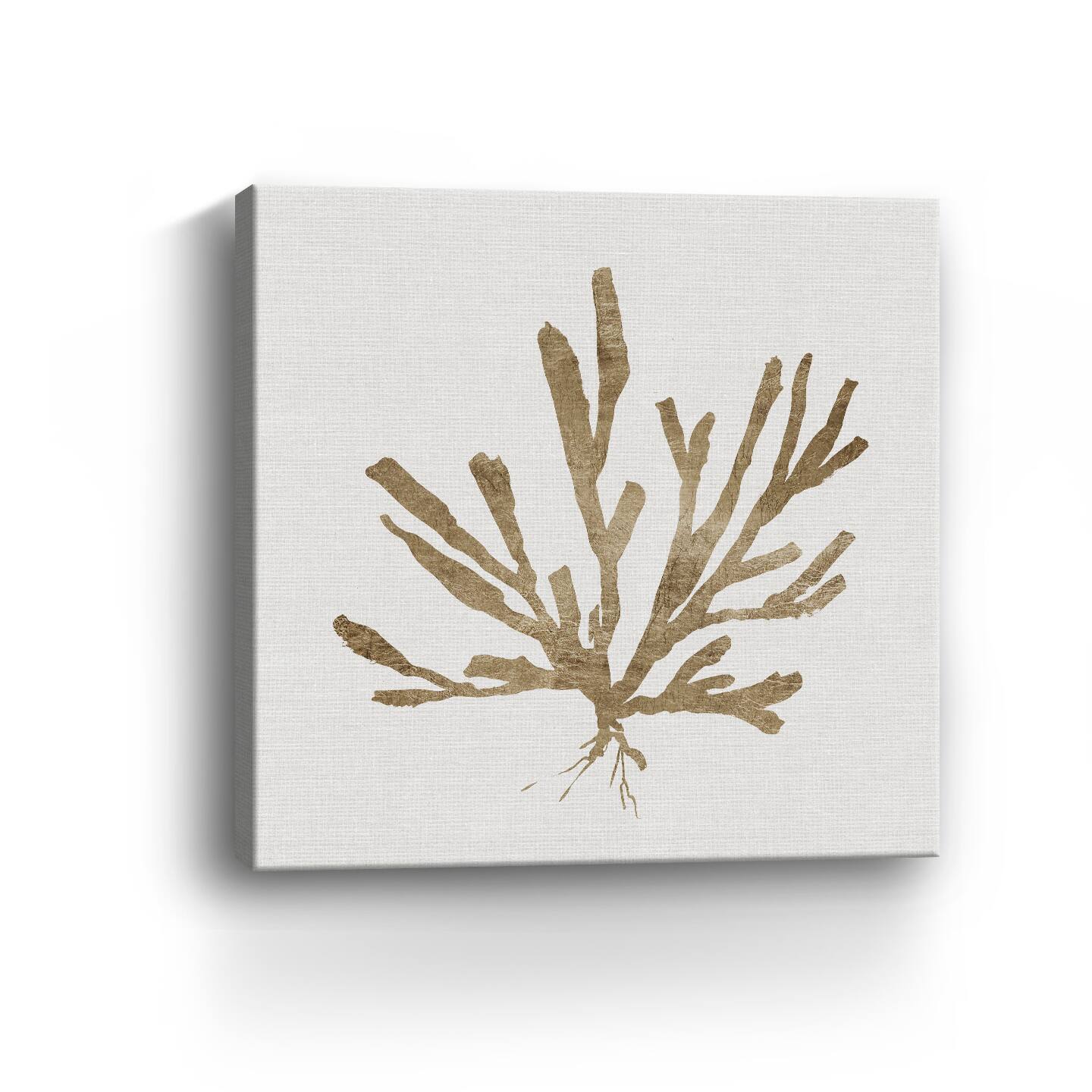 Metallic Coral I Canvas Giclee
