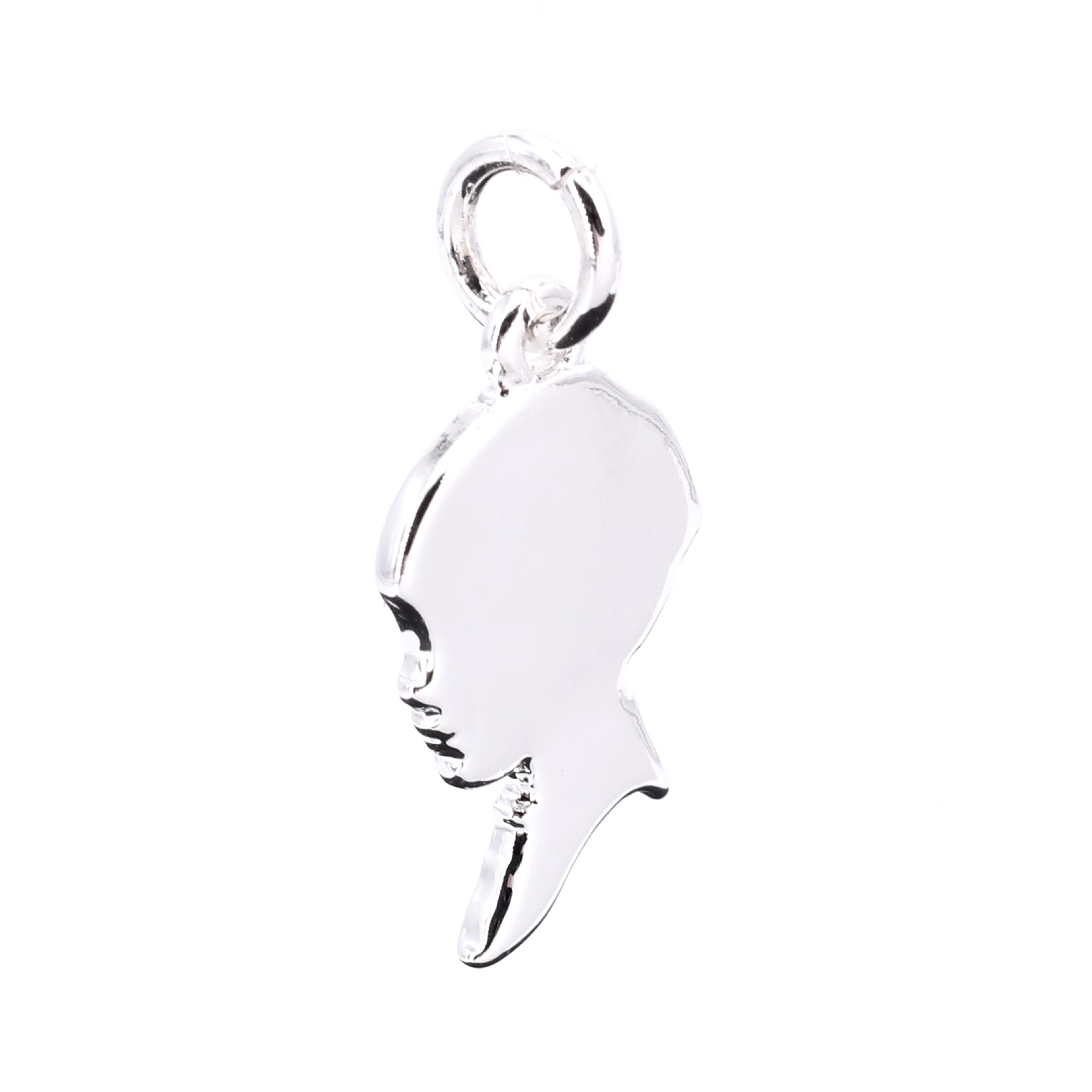 Silver Plated Boy Charm by Bead Landing&#x2122;