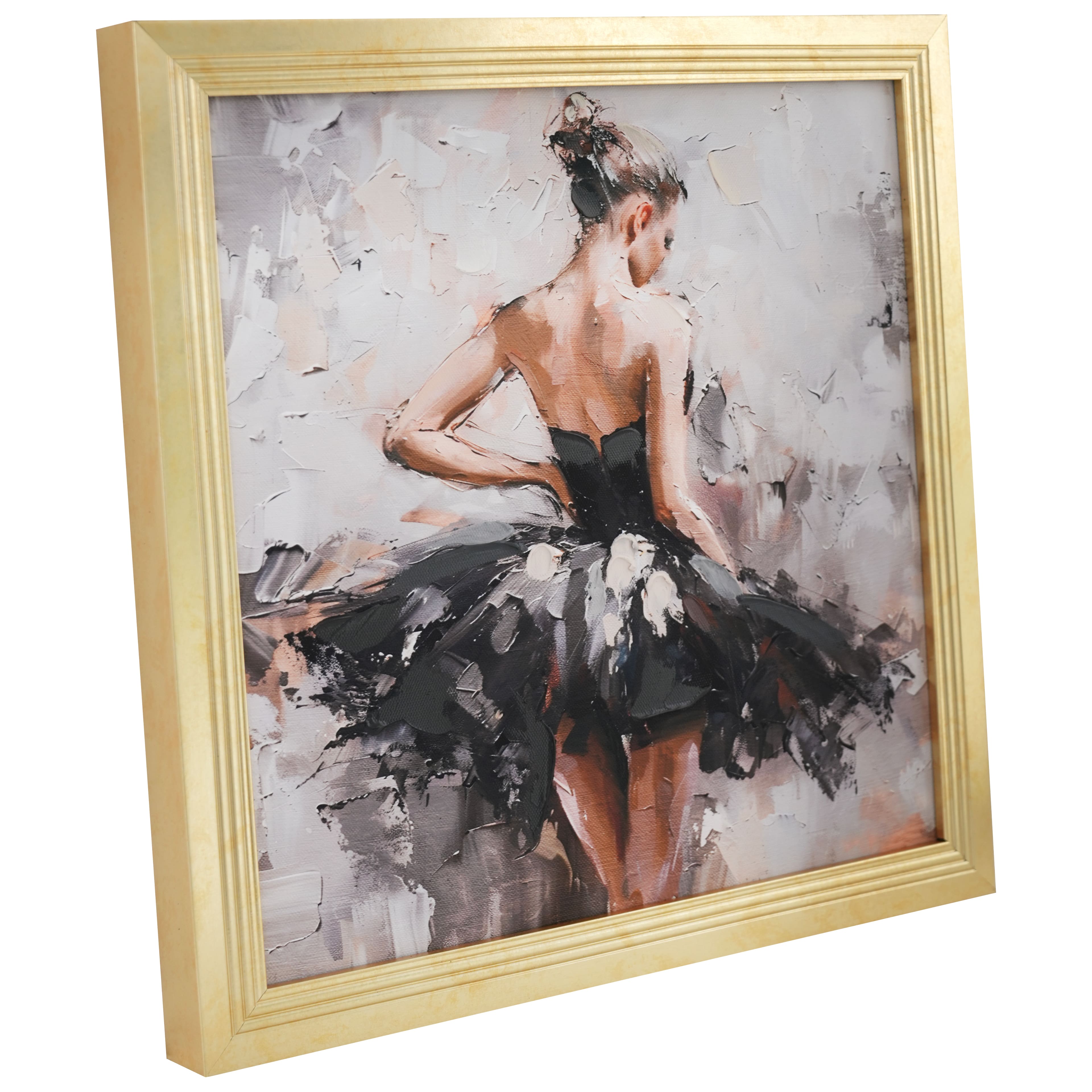14&#x22; x 14&#x22; Dark Dress Ballet Girl Wall D&#xE9;cor by Ashland&#xAE;