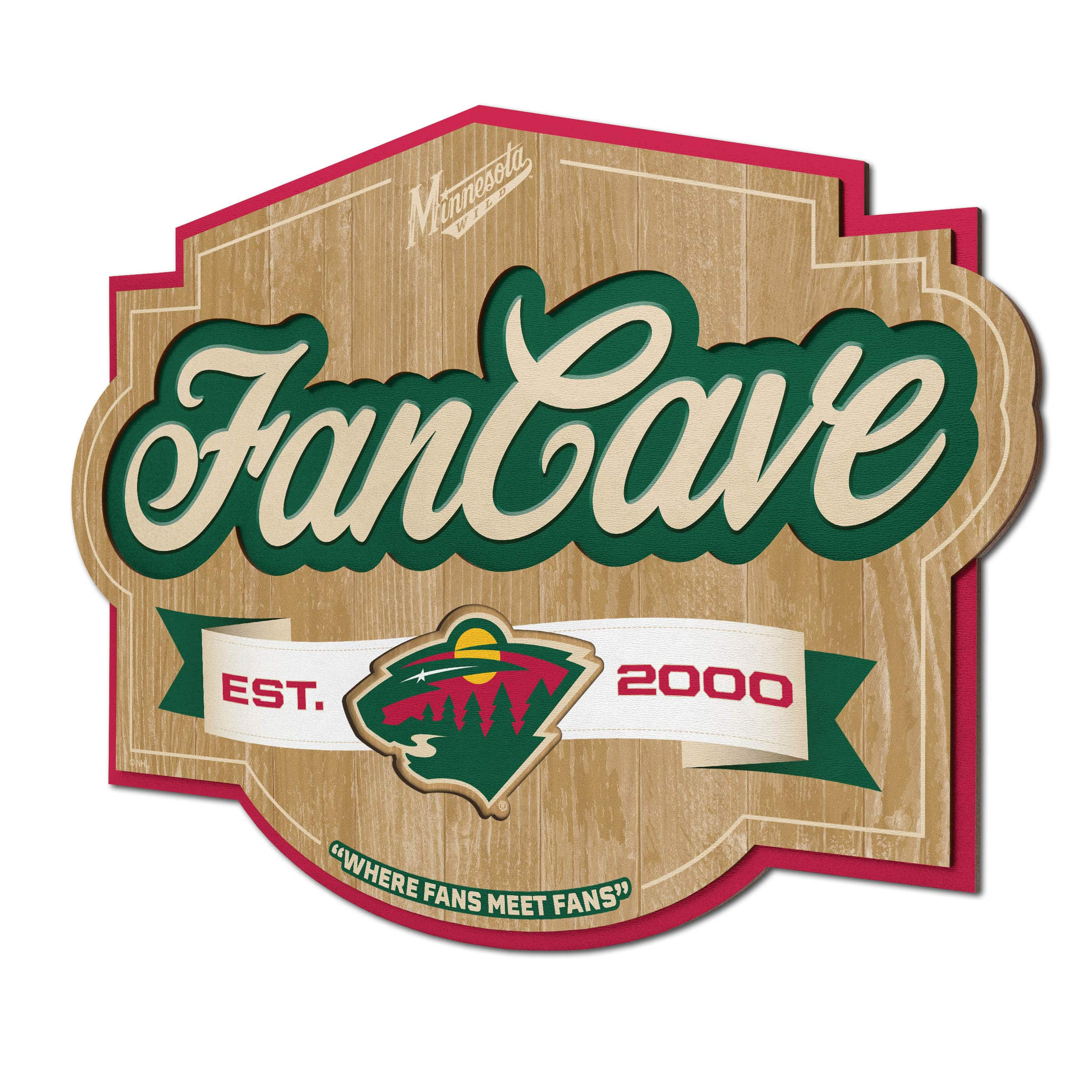 NHL Fan Cave Sign