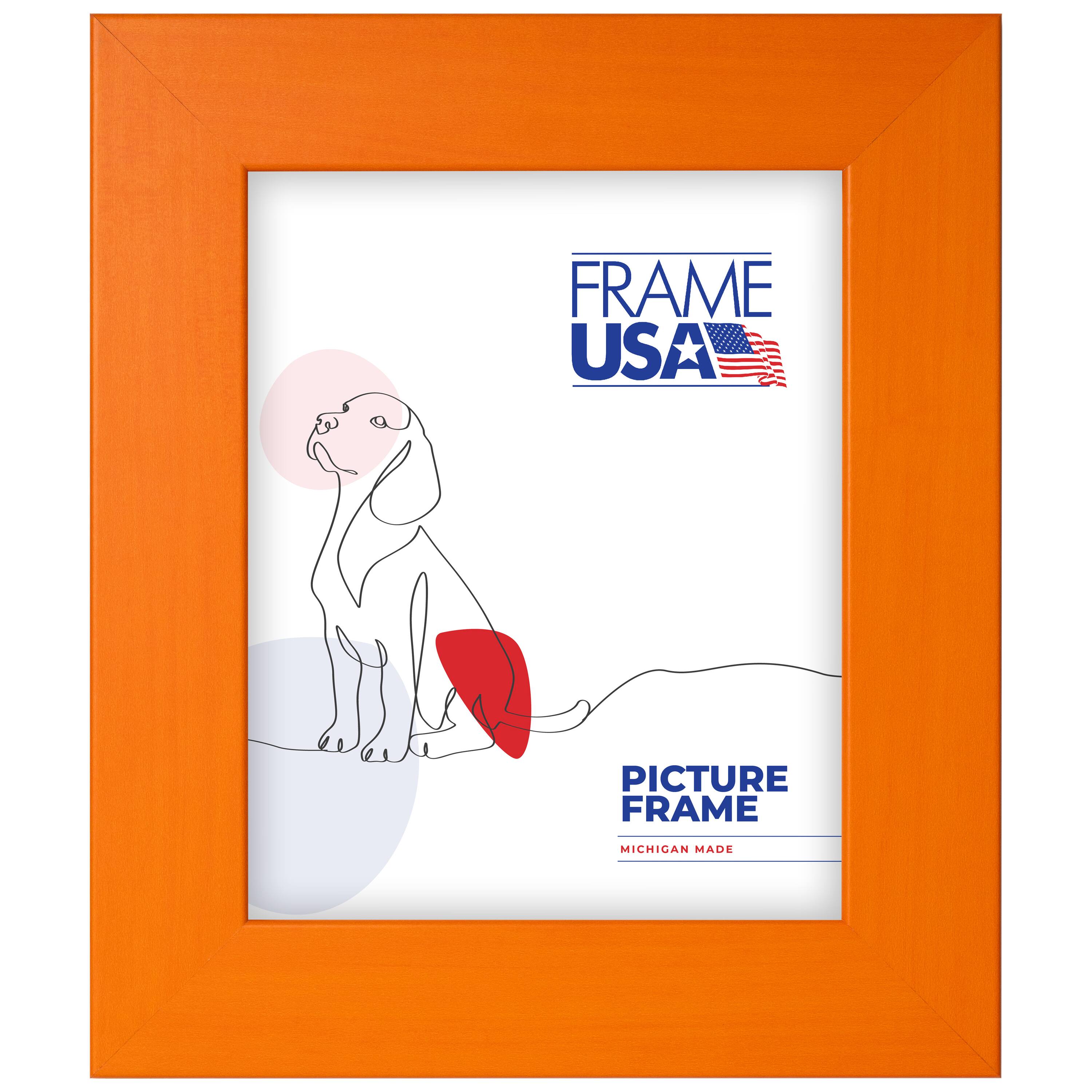 Frame USA Colori Large Orange Single Image Picture Frame