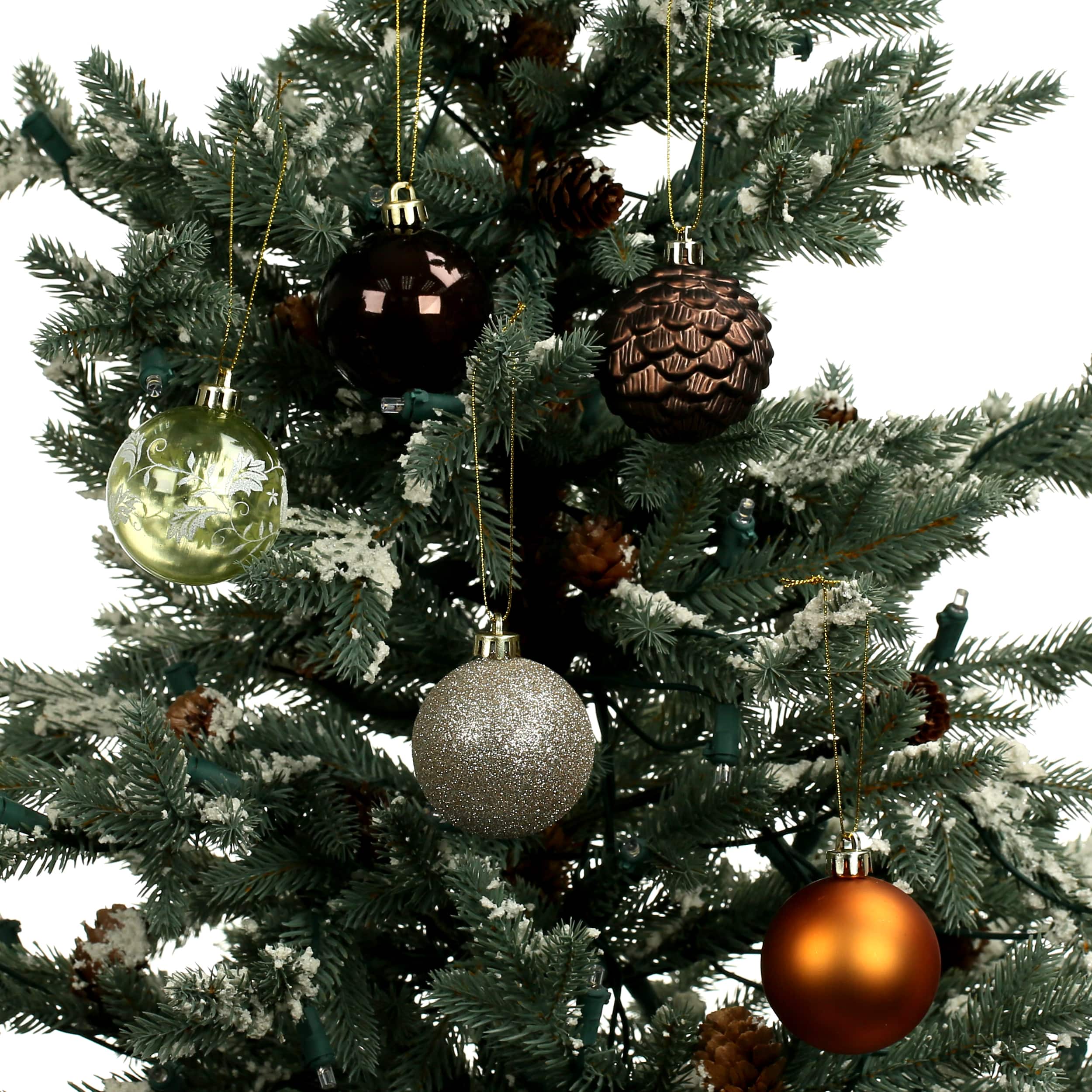 5 Pack 2.2" Gingerbread Forest Shatterproof Ball Ornaments by Ashland®