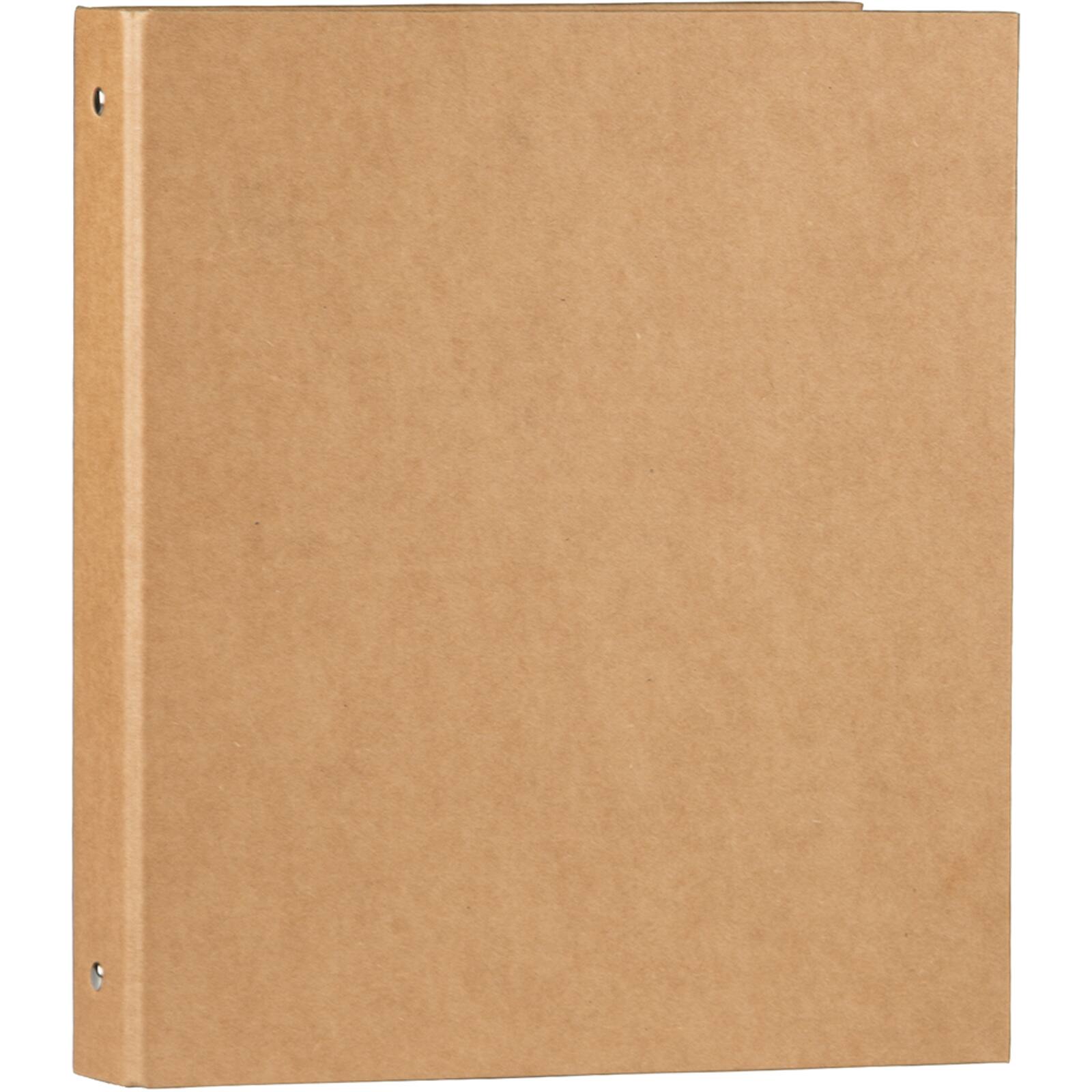 JAM Paper Designders&#xAE; 1&#x22; Brown Kraft 3 Metal Ring Binder