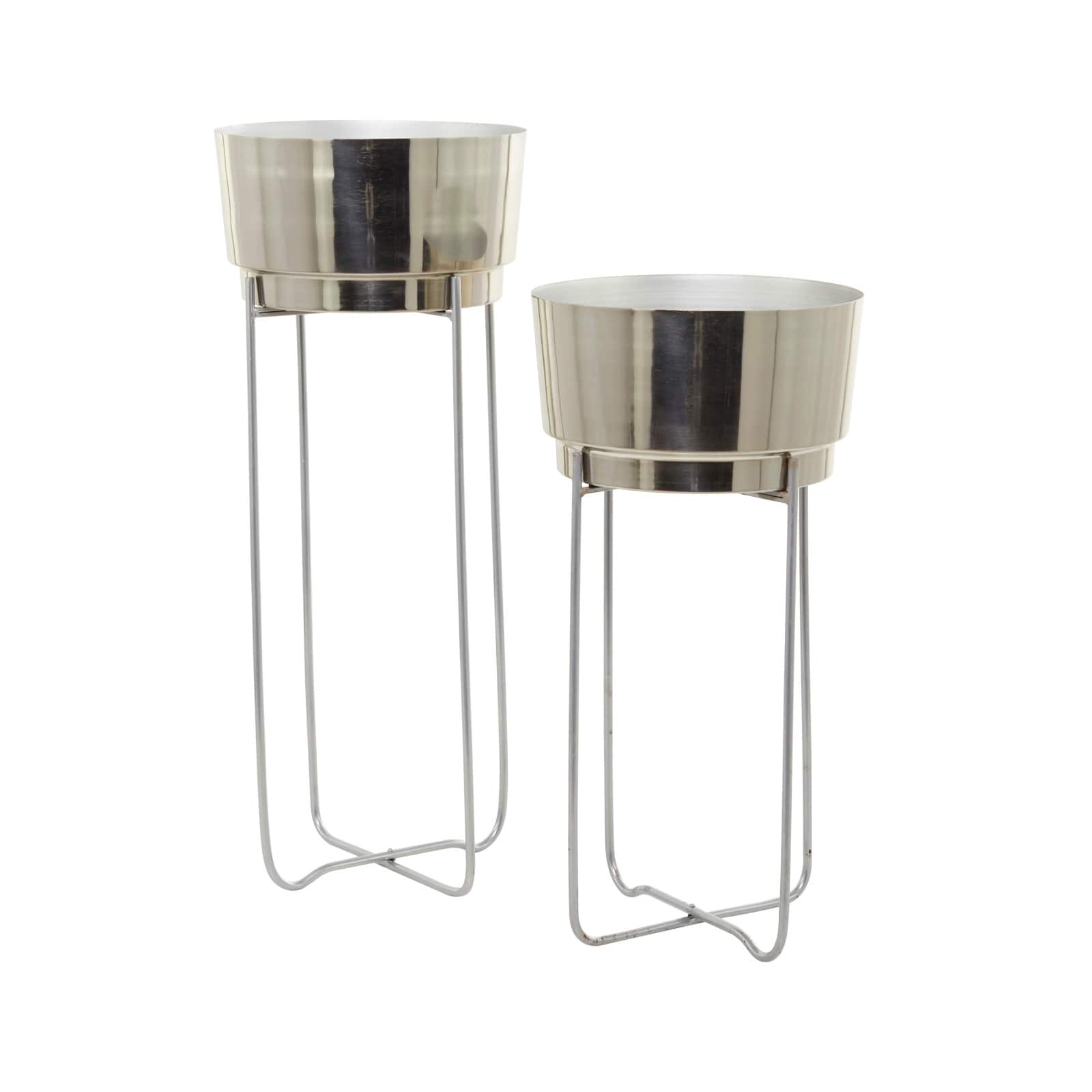 CosmoLiving by Cosmopolitan Contemporary Planter Stand Set