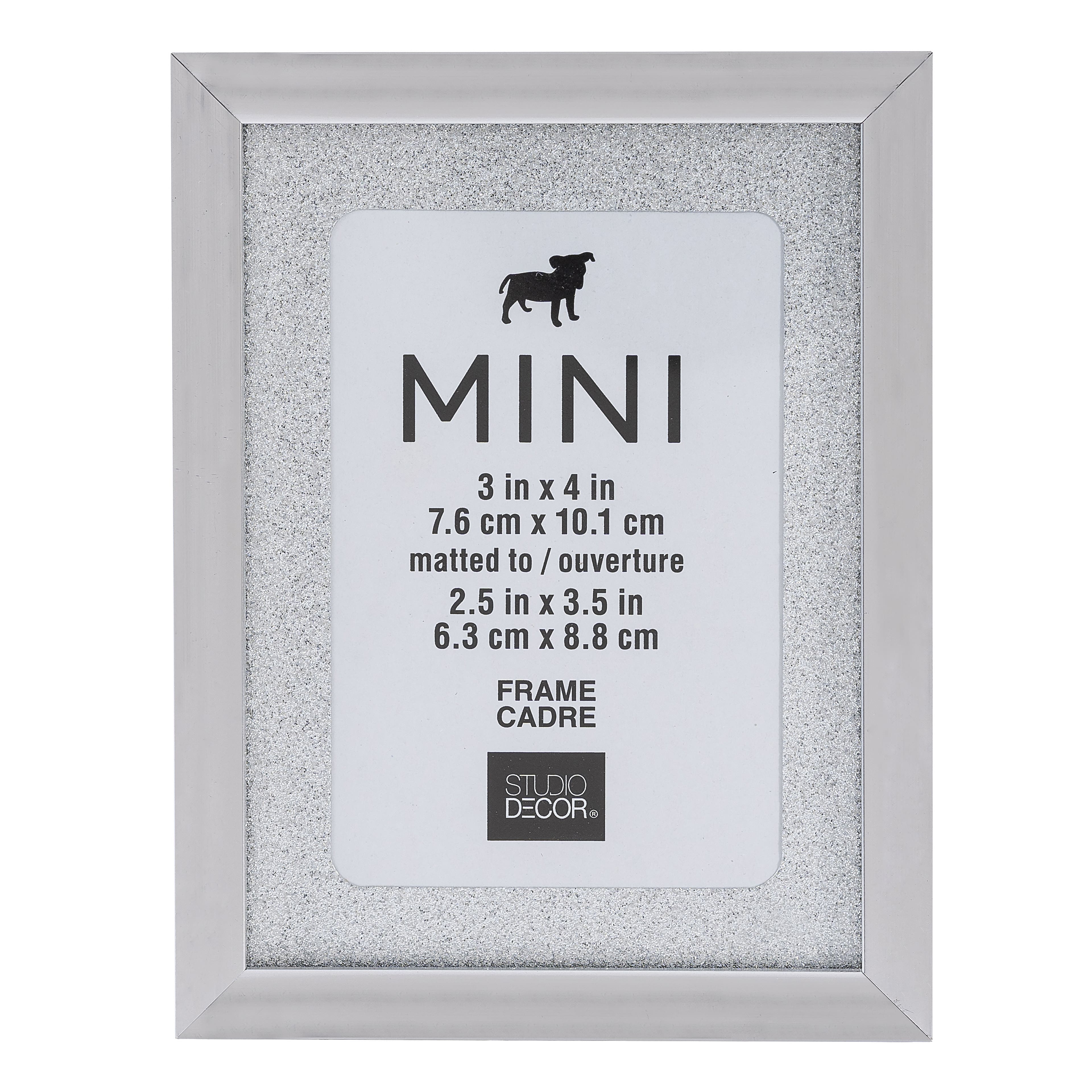 24 Pack: Mini Silver Frame with Mat by Studio Décor®