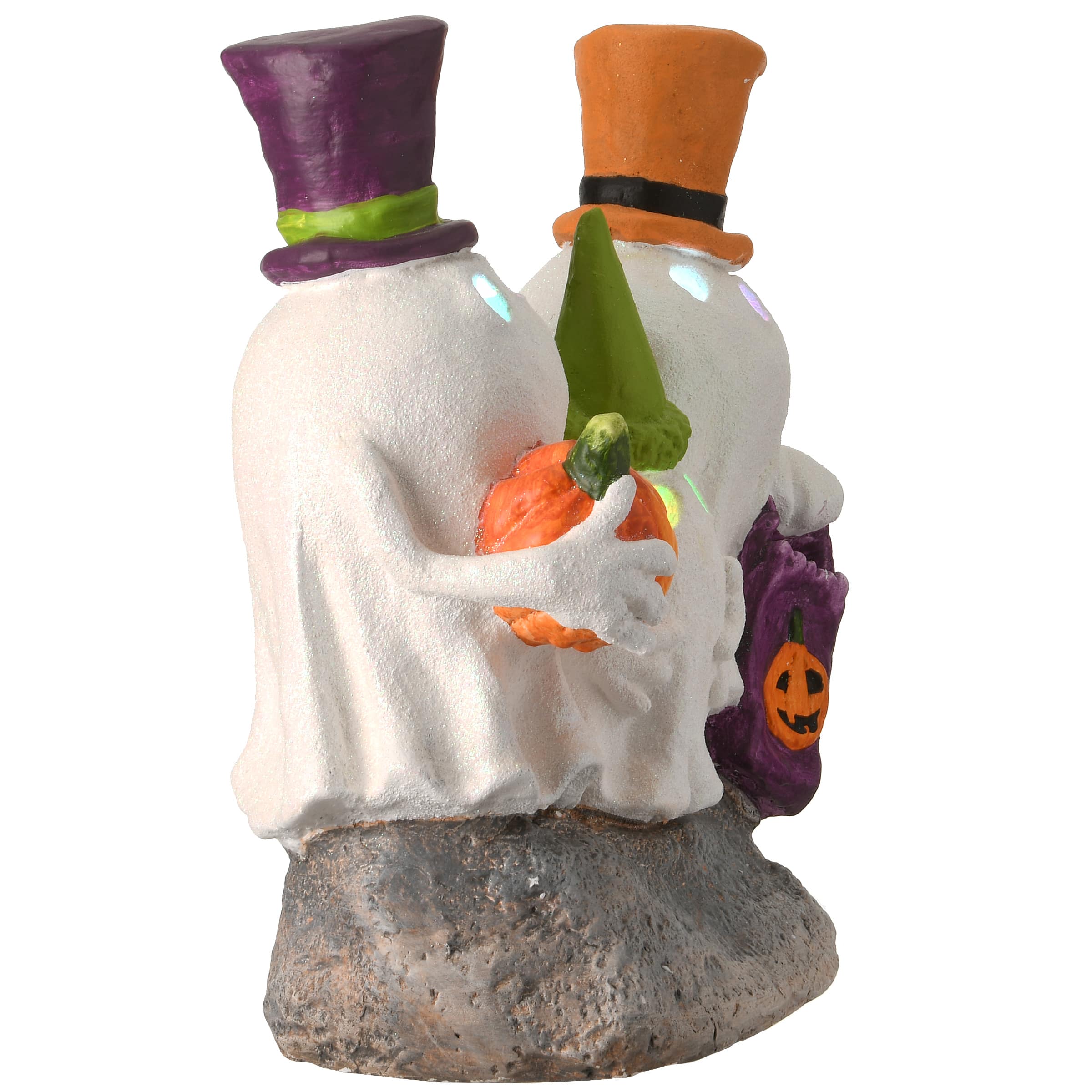 15" Colorful Hats Ghost Trio Set With LED Light