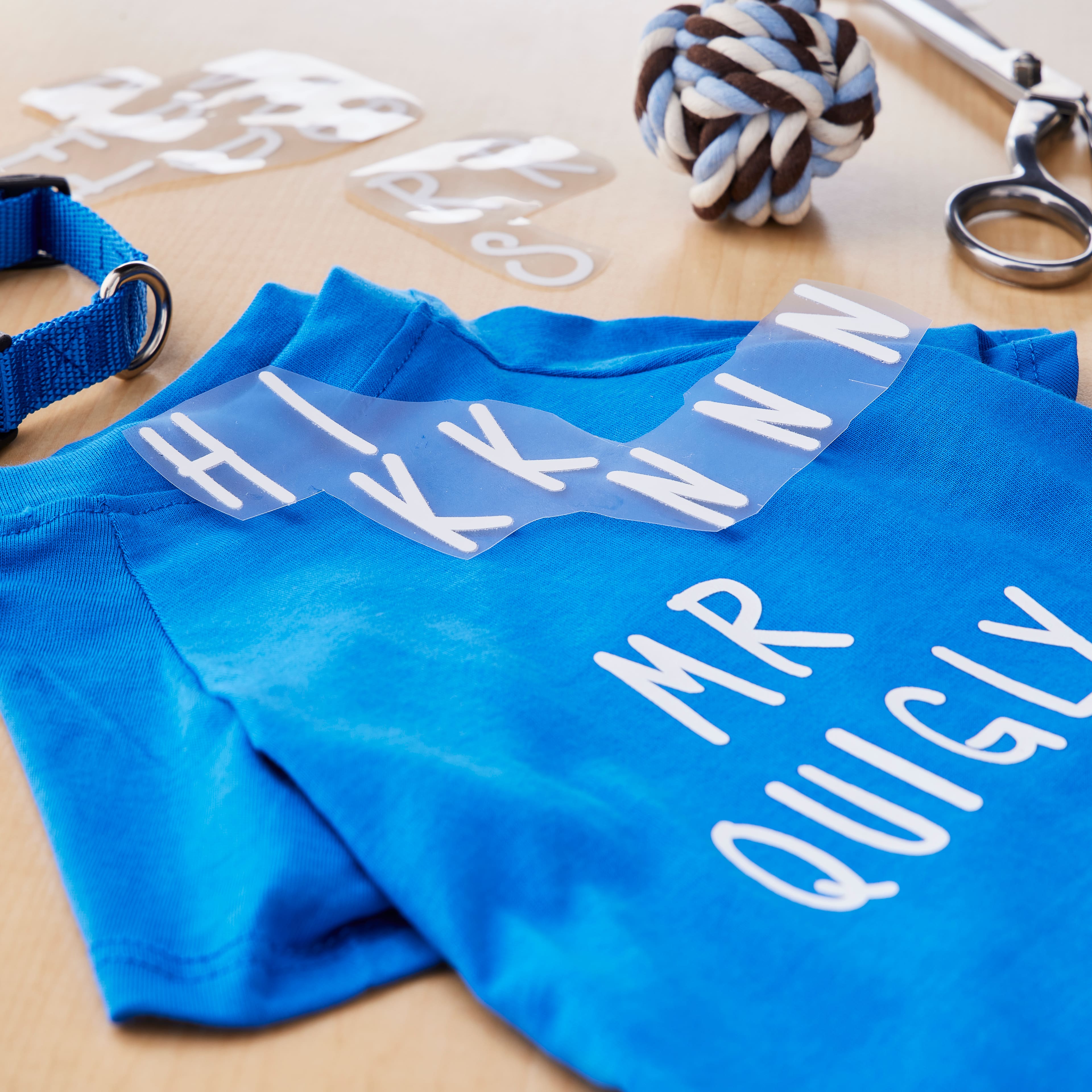 White Fun Font Alphabet Iron-On Transfers by Make Market®