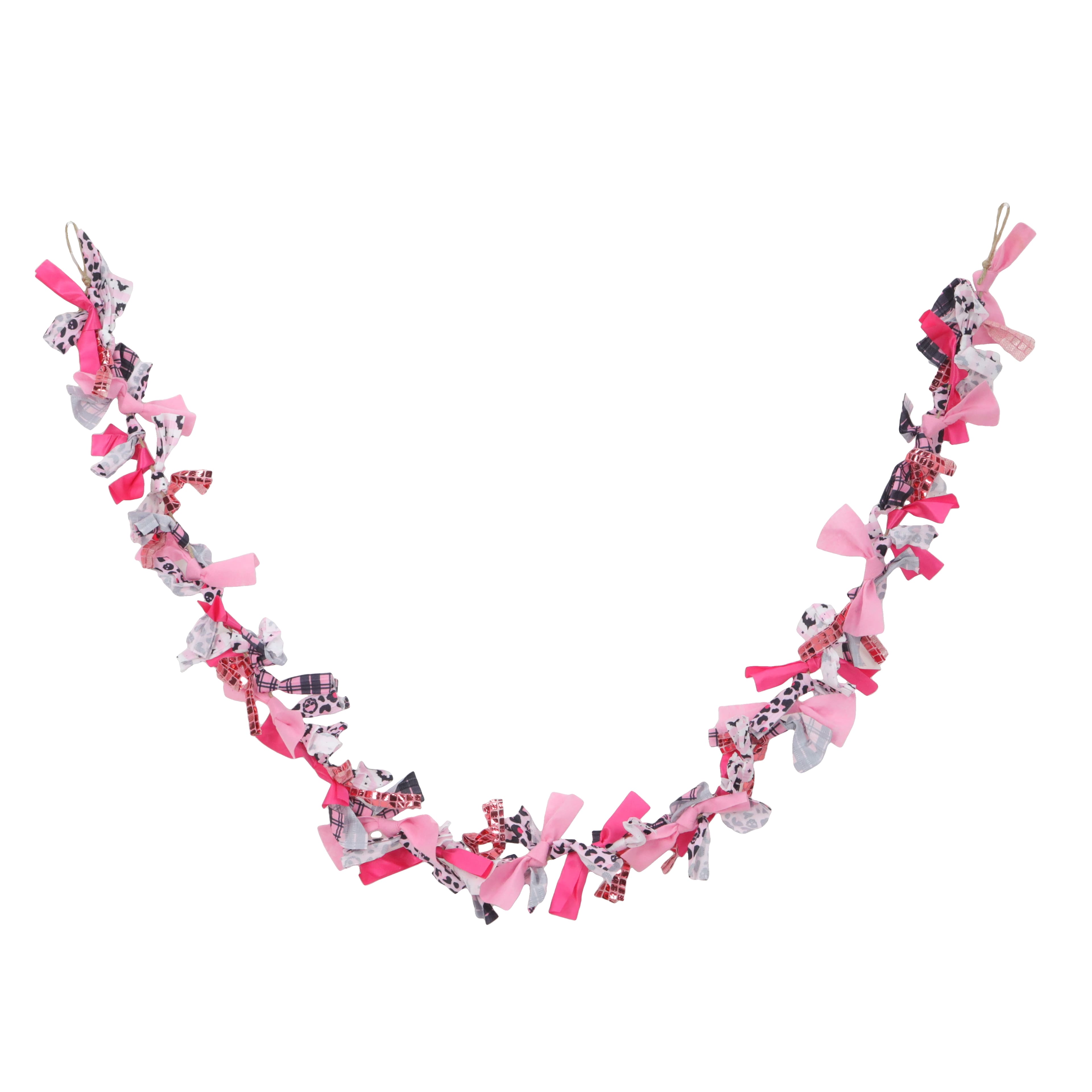 6ft. Pink Fabric Garland by Ashland&#xAE;