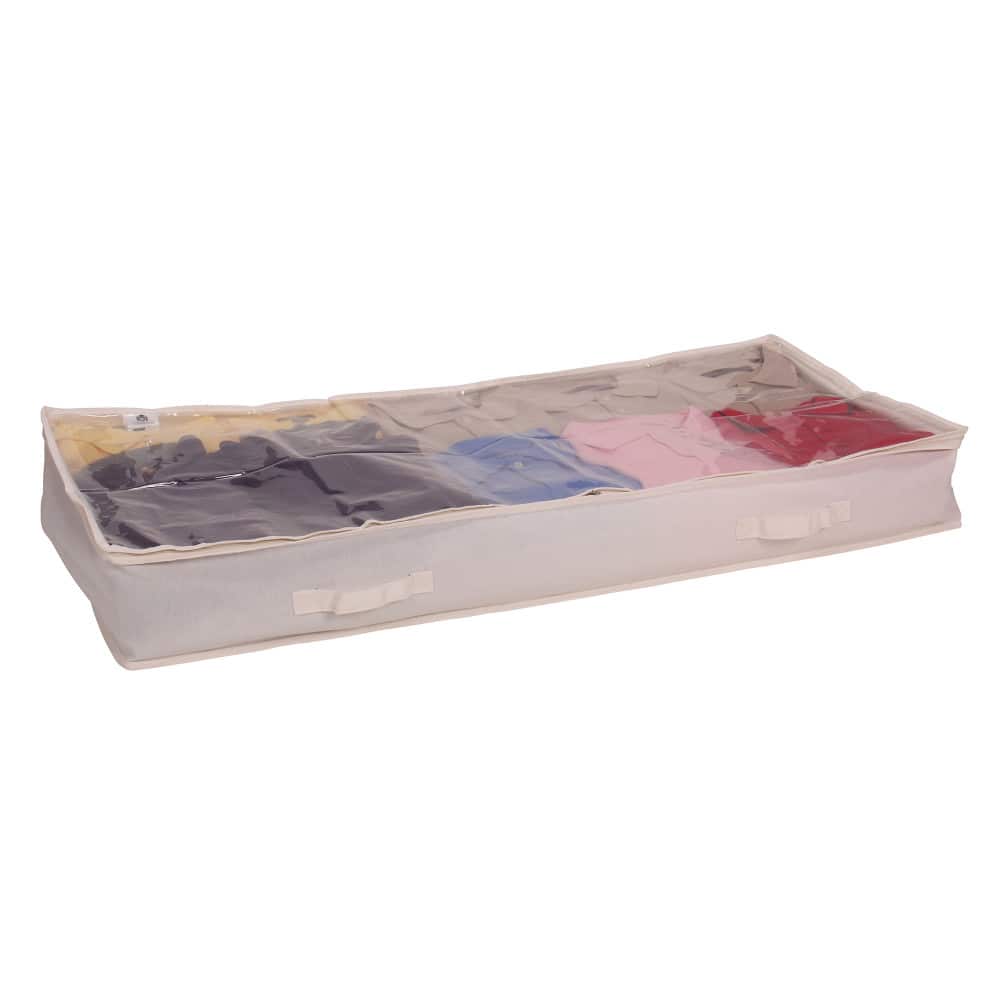 Household Essentials Canvas Under Bed Storage Bag